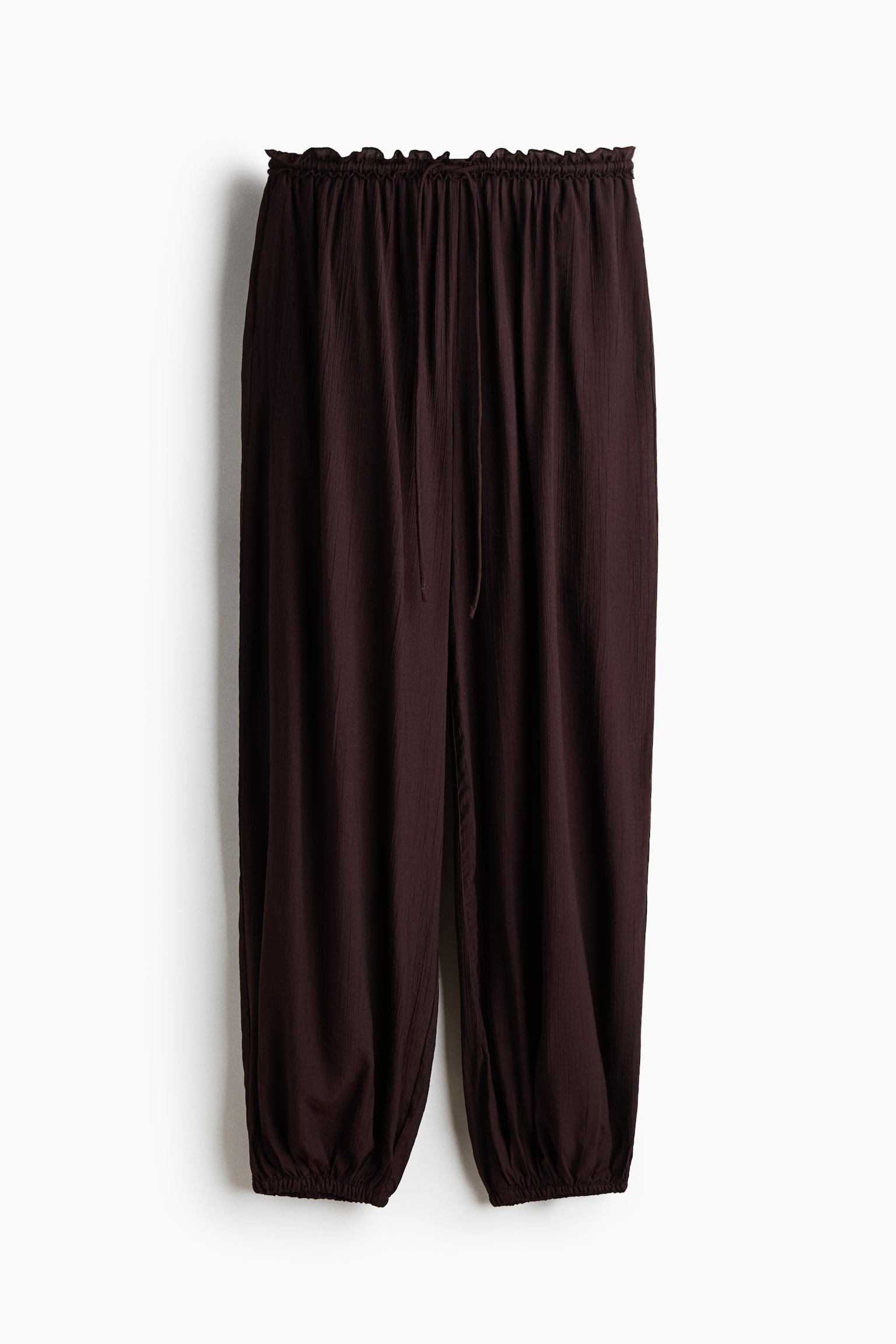 Balloon drawstring trousers - 2