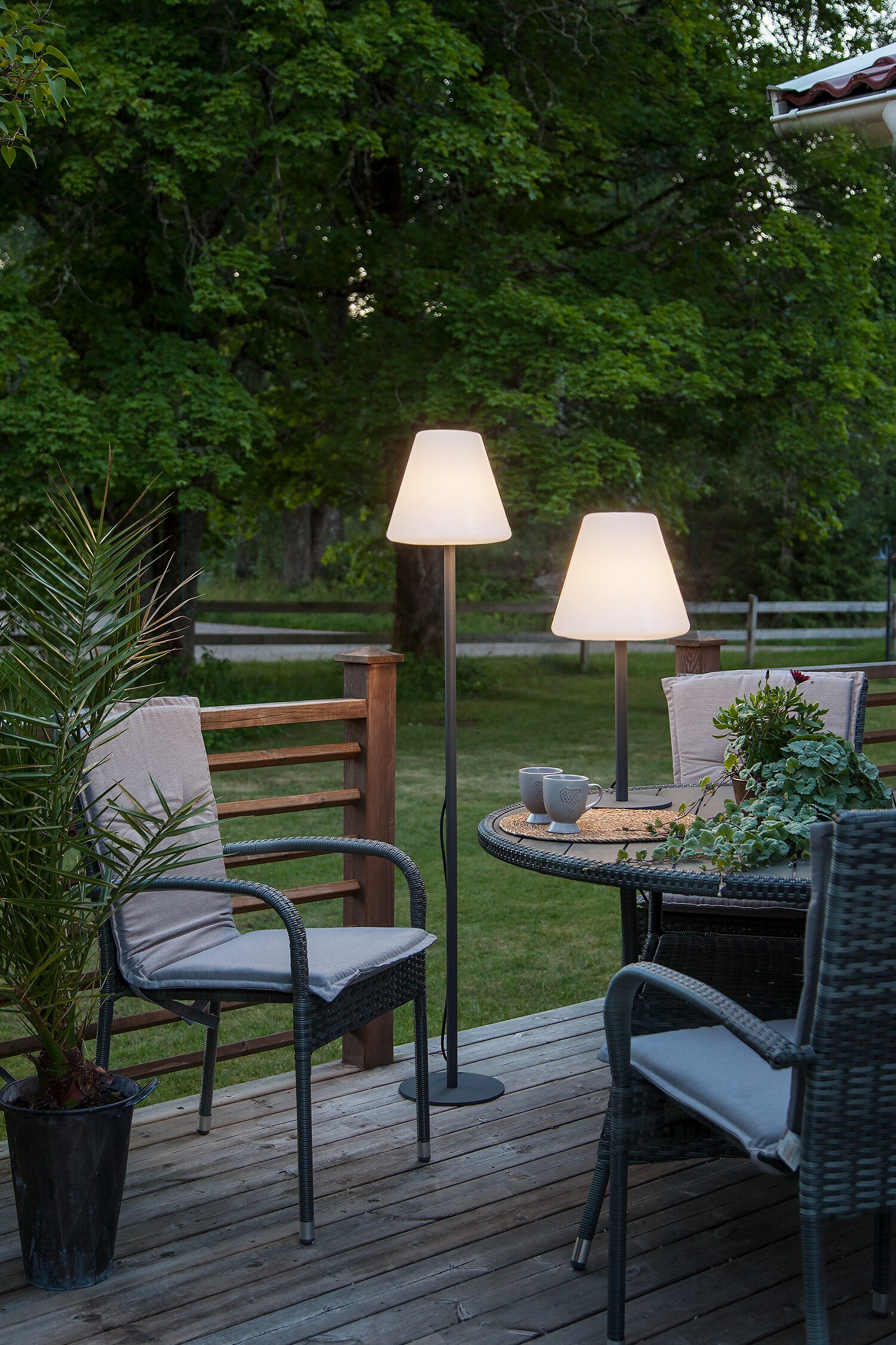 Bordslampa Kreta - Grå