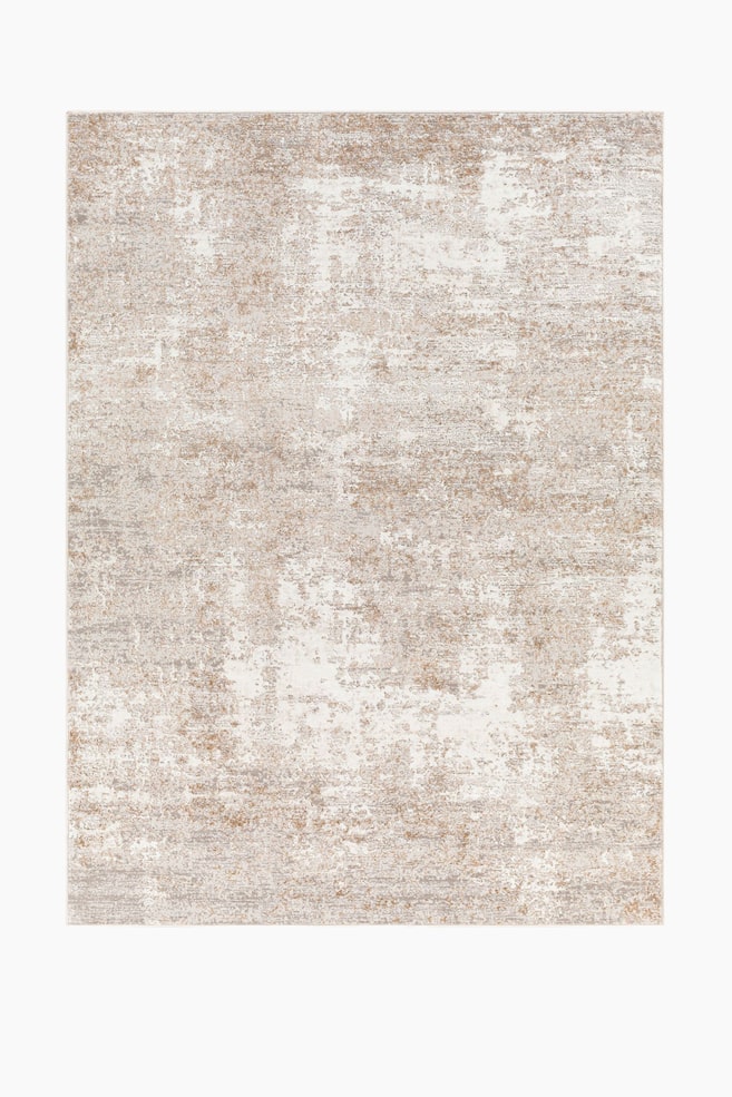 Allegro Abstract Modern Marble Rug - Beige - 1
