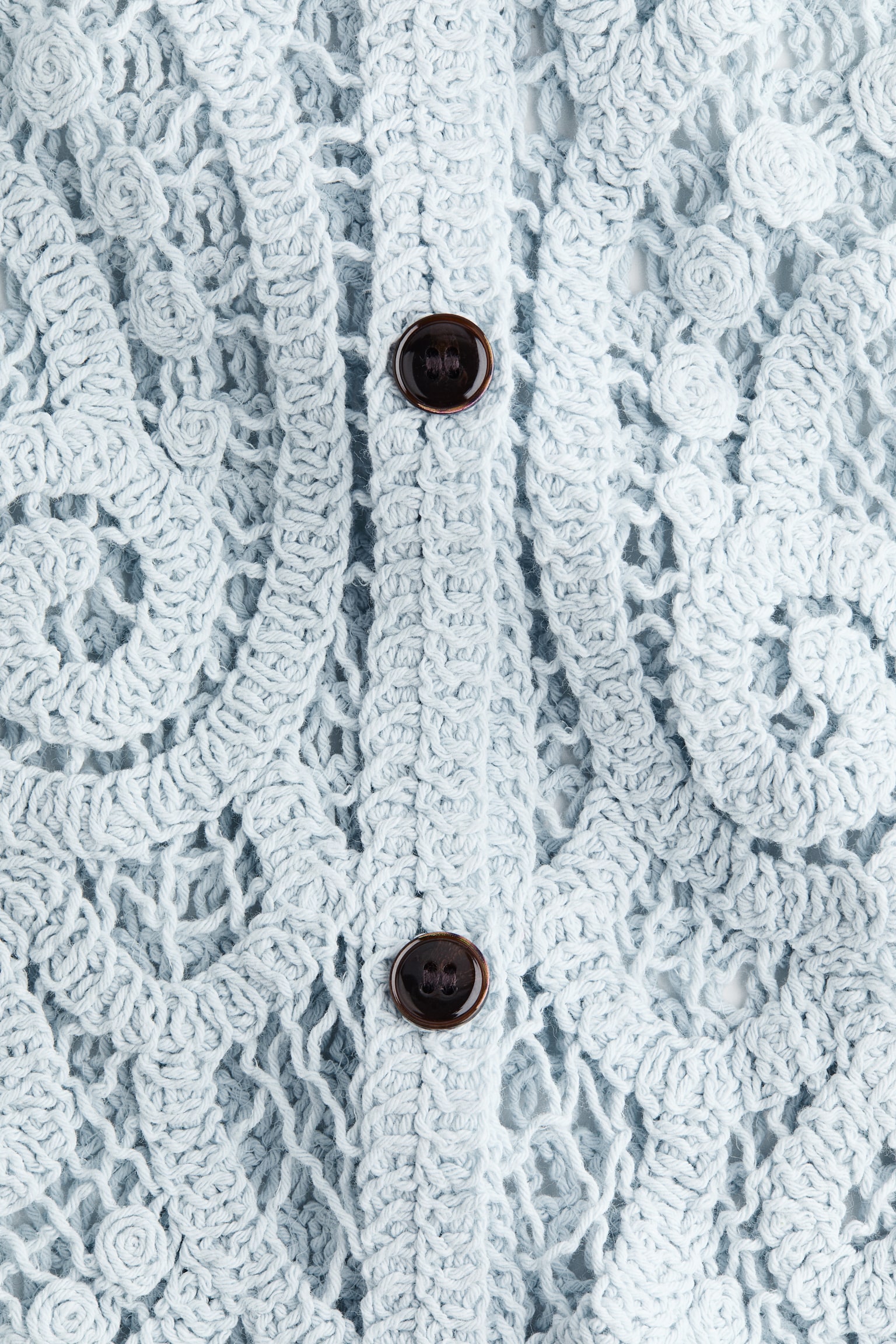 Crochet-Look Button-Front Top - 5