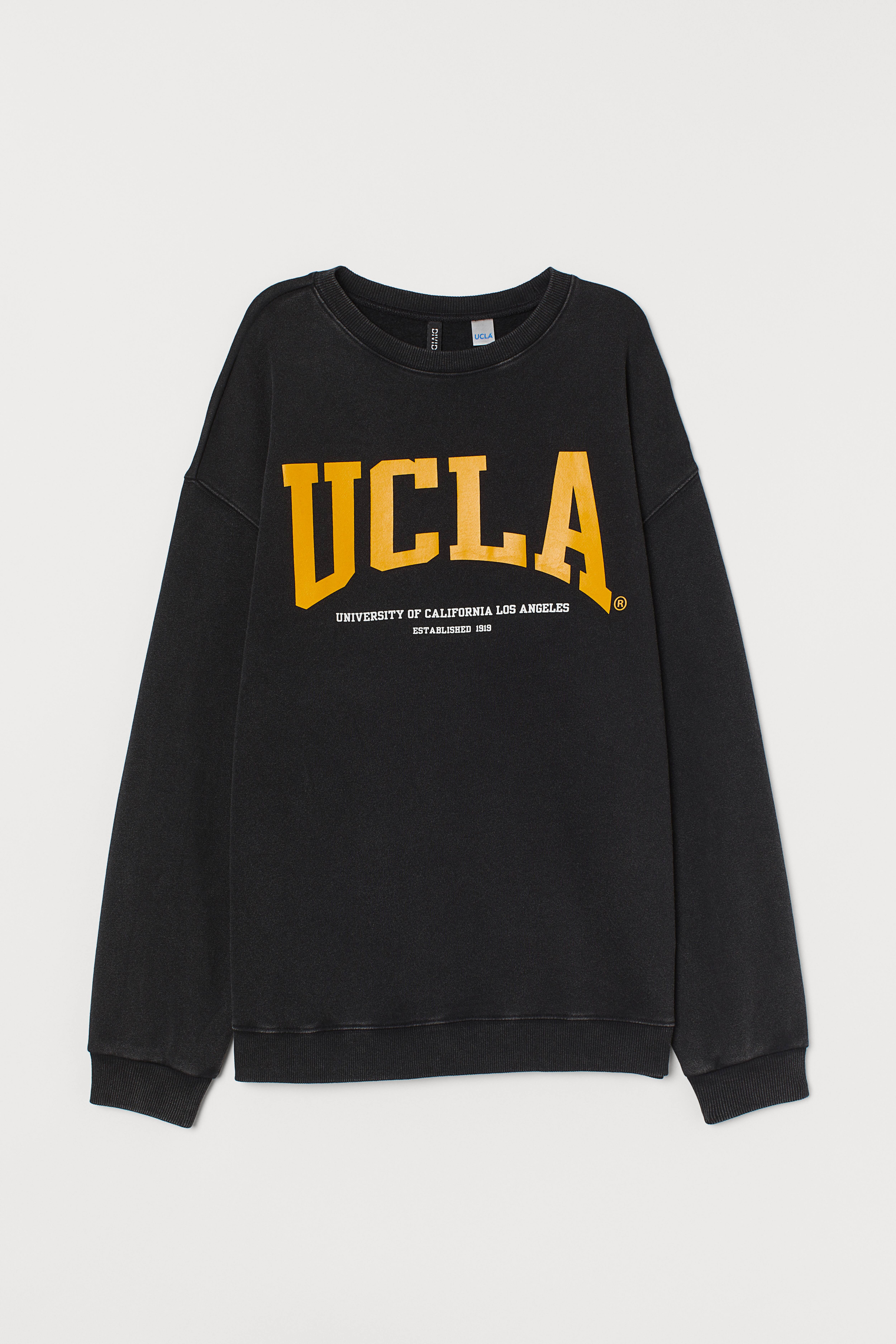 Sweatshirt with Graphic Print