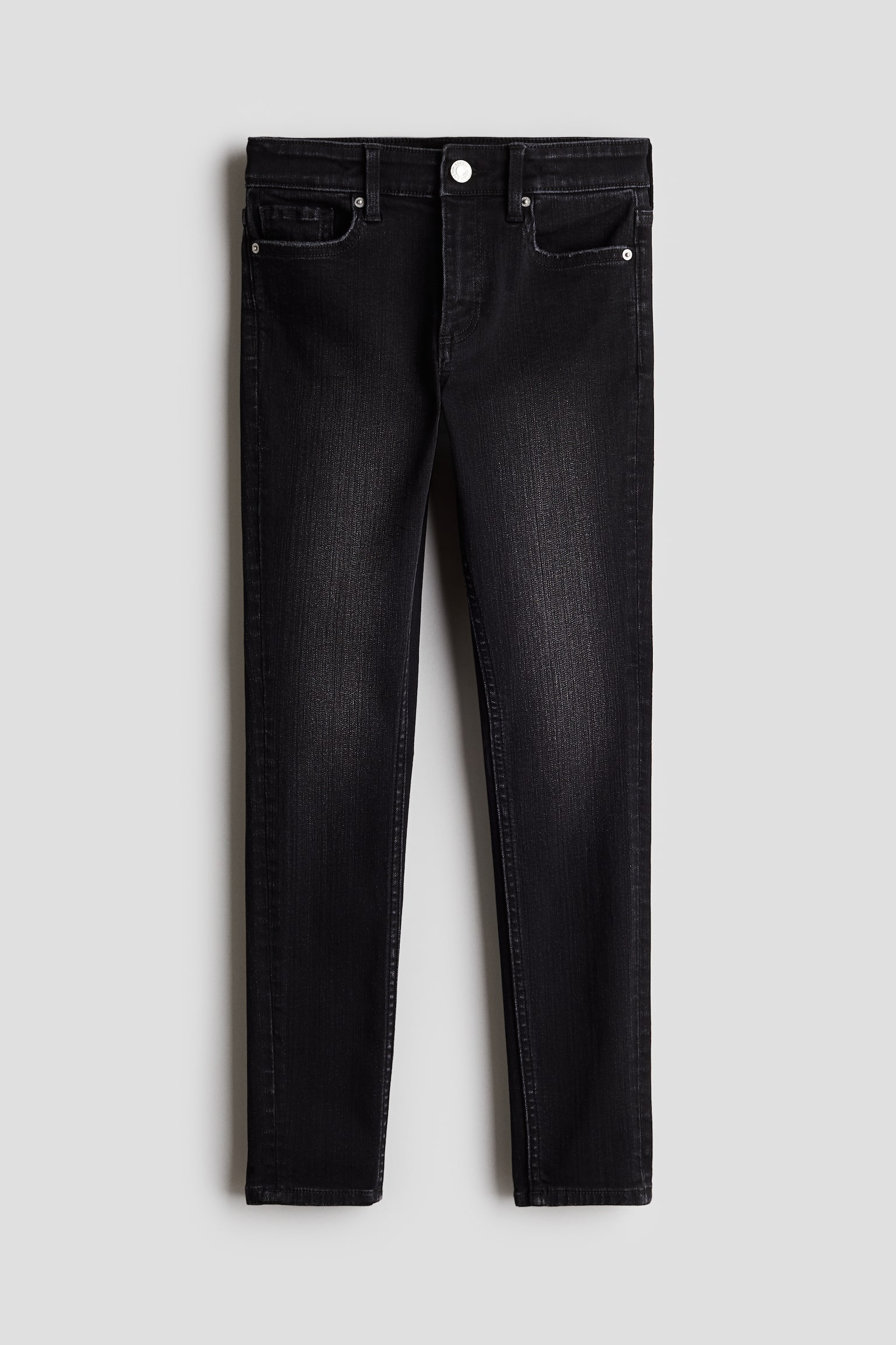 Skinny Fit Jeans - Black/Light denim blue - 1