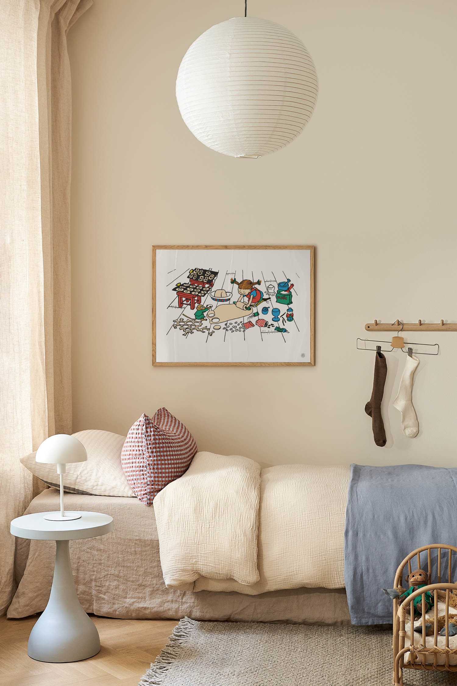 Pippi Making Biscuits Poster - Red