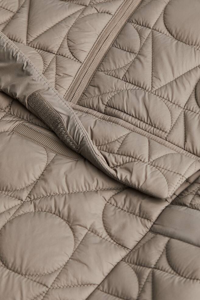 THERMOLITE® quilted popover jacket - Beige - 5