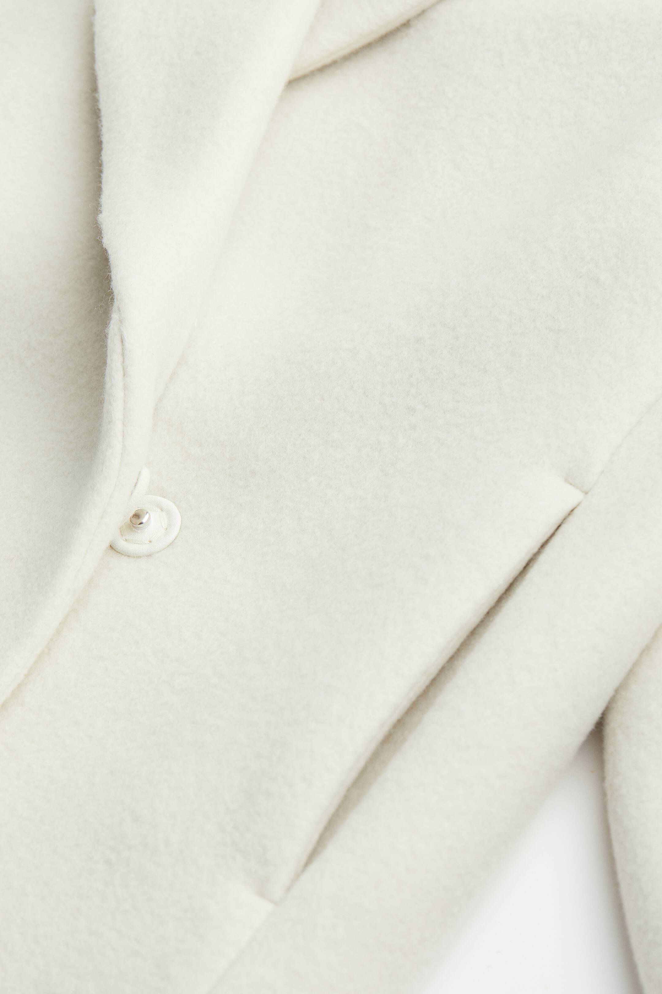 Prikaži veću sliku: Jakna od mešavine vune - Bela - Ladies | H&M RS 2