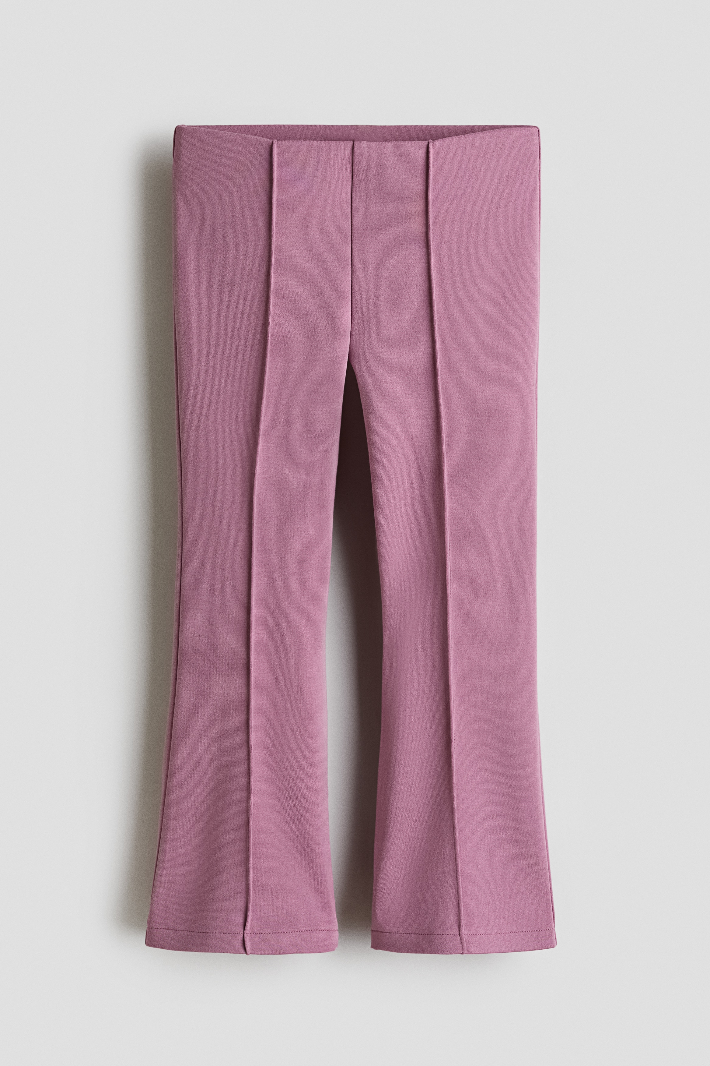 Girls - Purple Flared Ponte di Roma leggings - Size: 9-10Y  - H&M