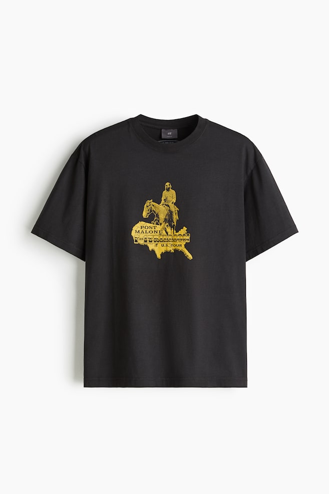 Loose Fit T-shirt - Black/Post Malone/White/Oasis/Dark green/Henri Matisse/White/Claude Monet/White/Keith Haring/White/Kodak/White/NASCAR/Black/Scarface/White/Smiley® Originals/White/University of Michigan/Dark gray/Nirvana/Black/2Pac/Black/Metallica/White/The Rolling Stones/Black/Nirvana/Black/Florida Gators/White/Formula 1/Light blue/Monet - 1