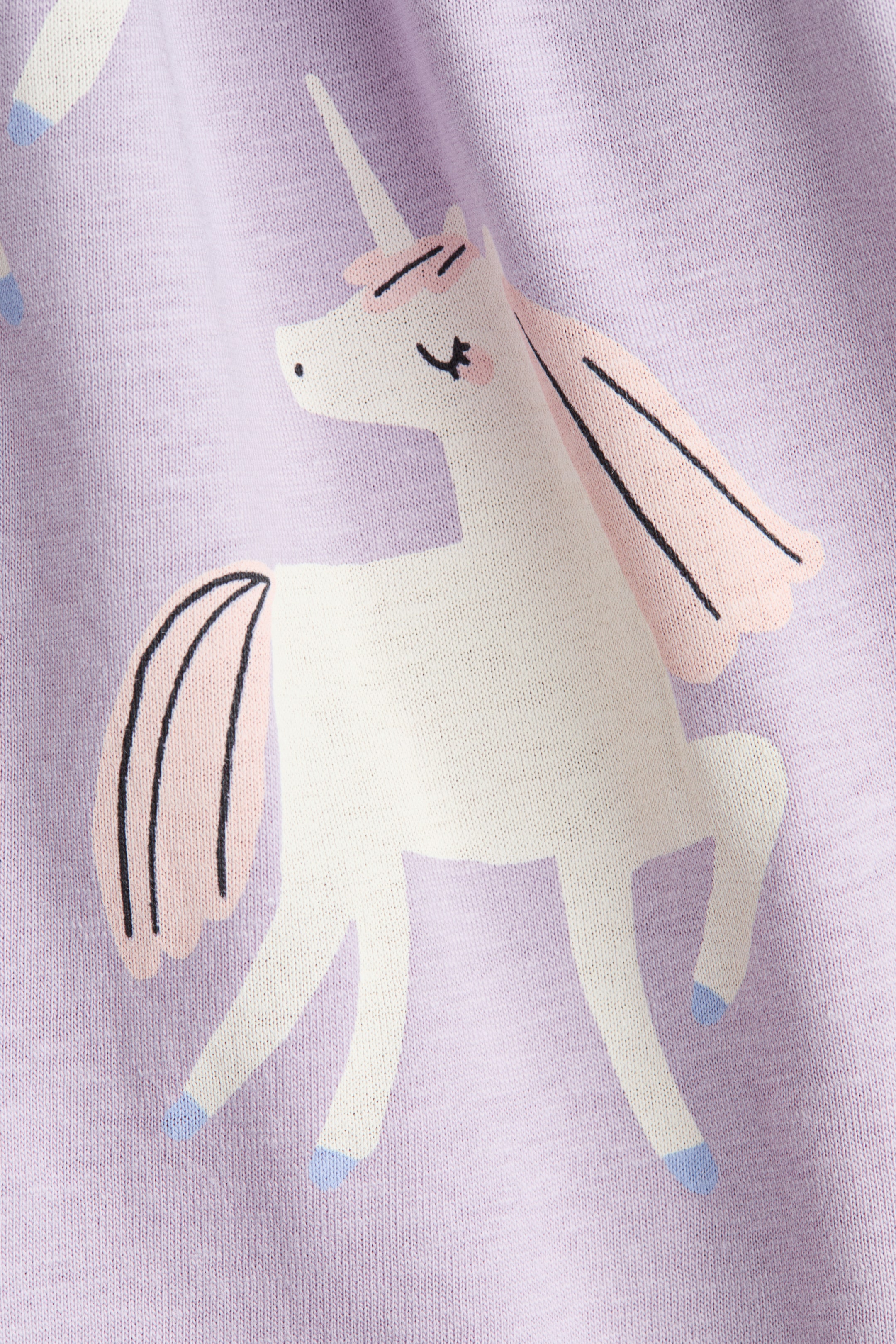 View larger image: Printed cotton dress - Light purple/Unicorns - Kids | H&M IN 2
