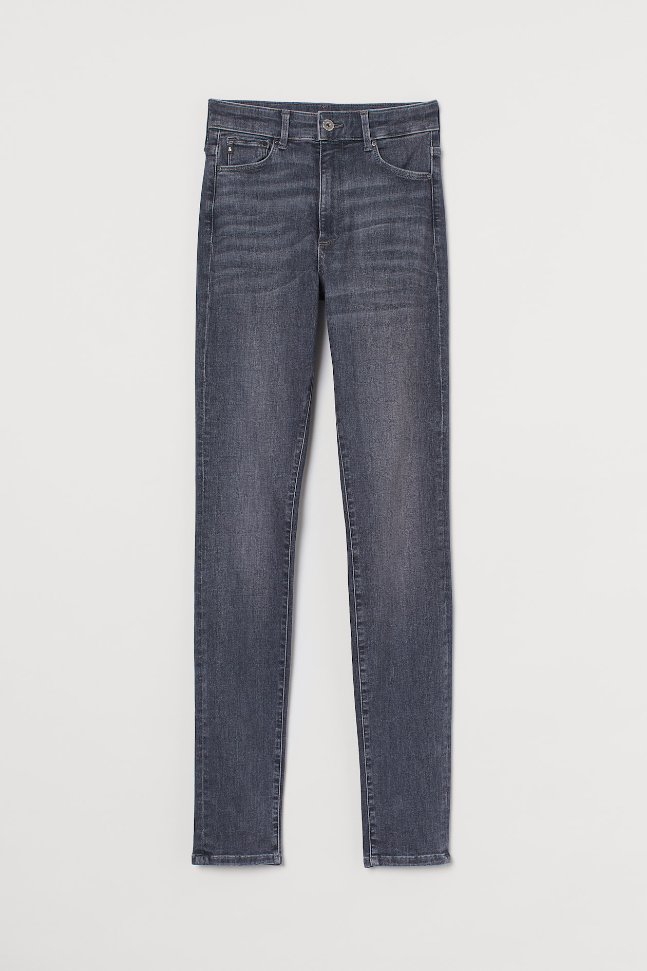 Shaping High Jeans - High waist - Long - Denim gray - Ladies | H&M US