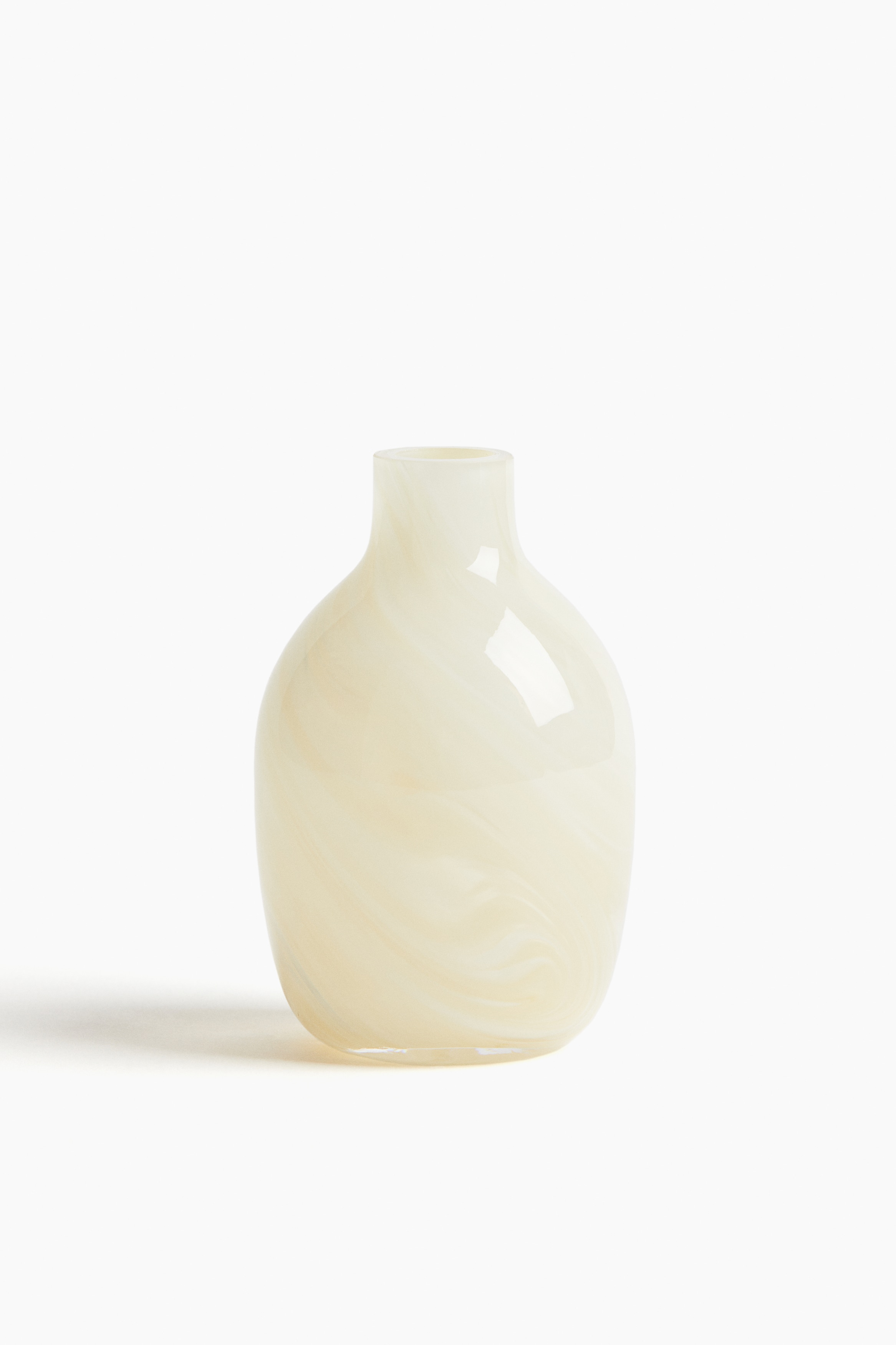 H&M Home  - Petit vase en verre - Jaune clair