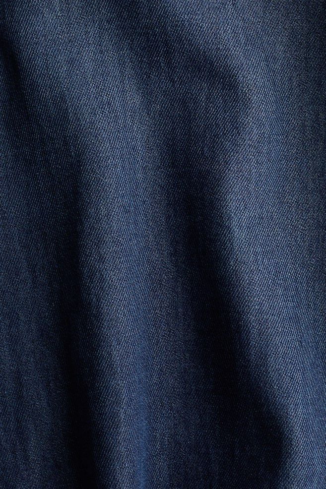 MAMA Denimbukse med ballongben-Mørk denimblå - 2