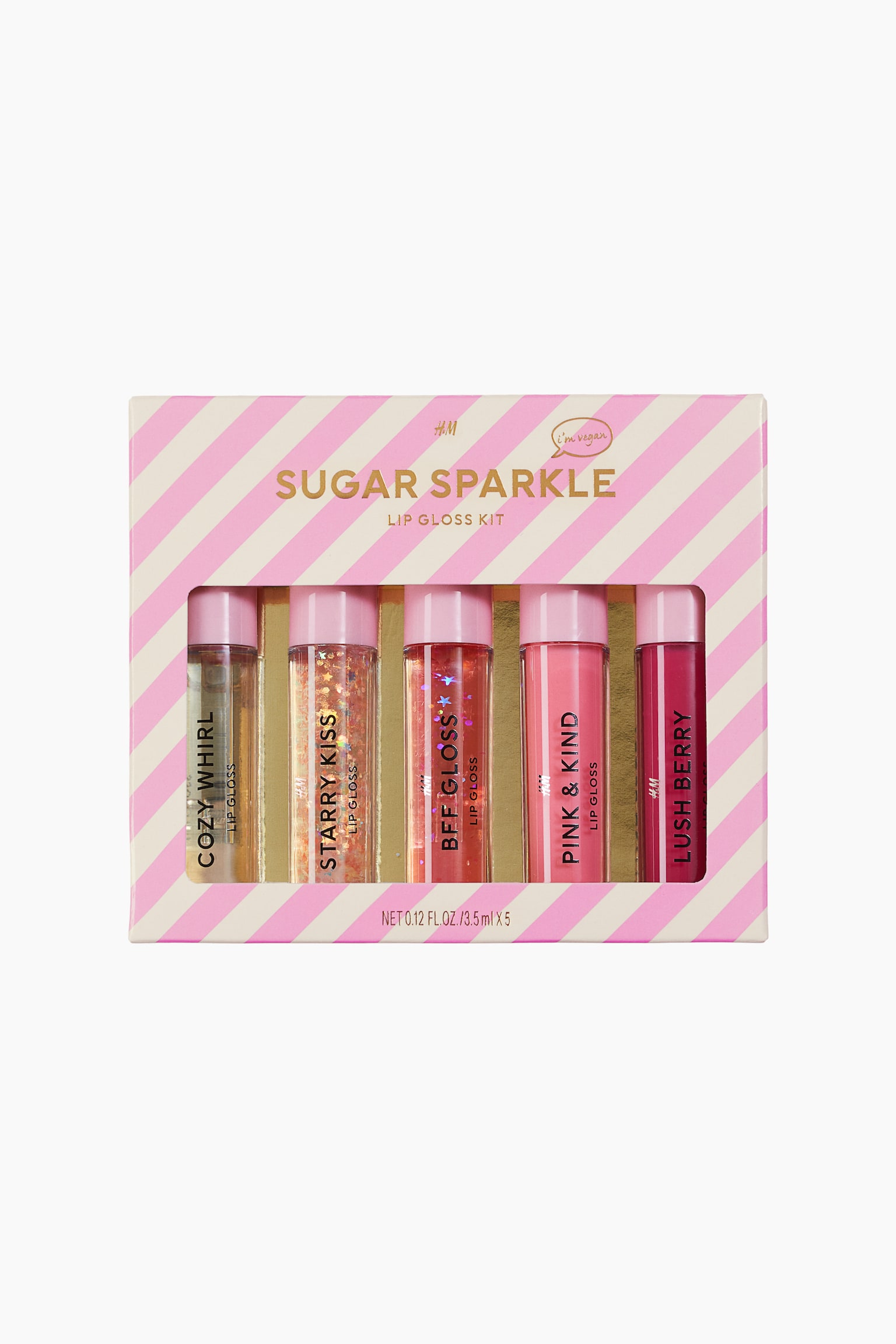 5-pack lip glosses - Light pink - 1