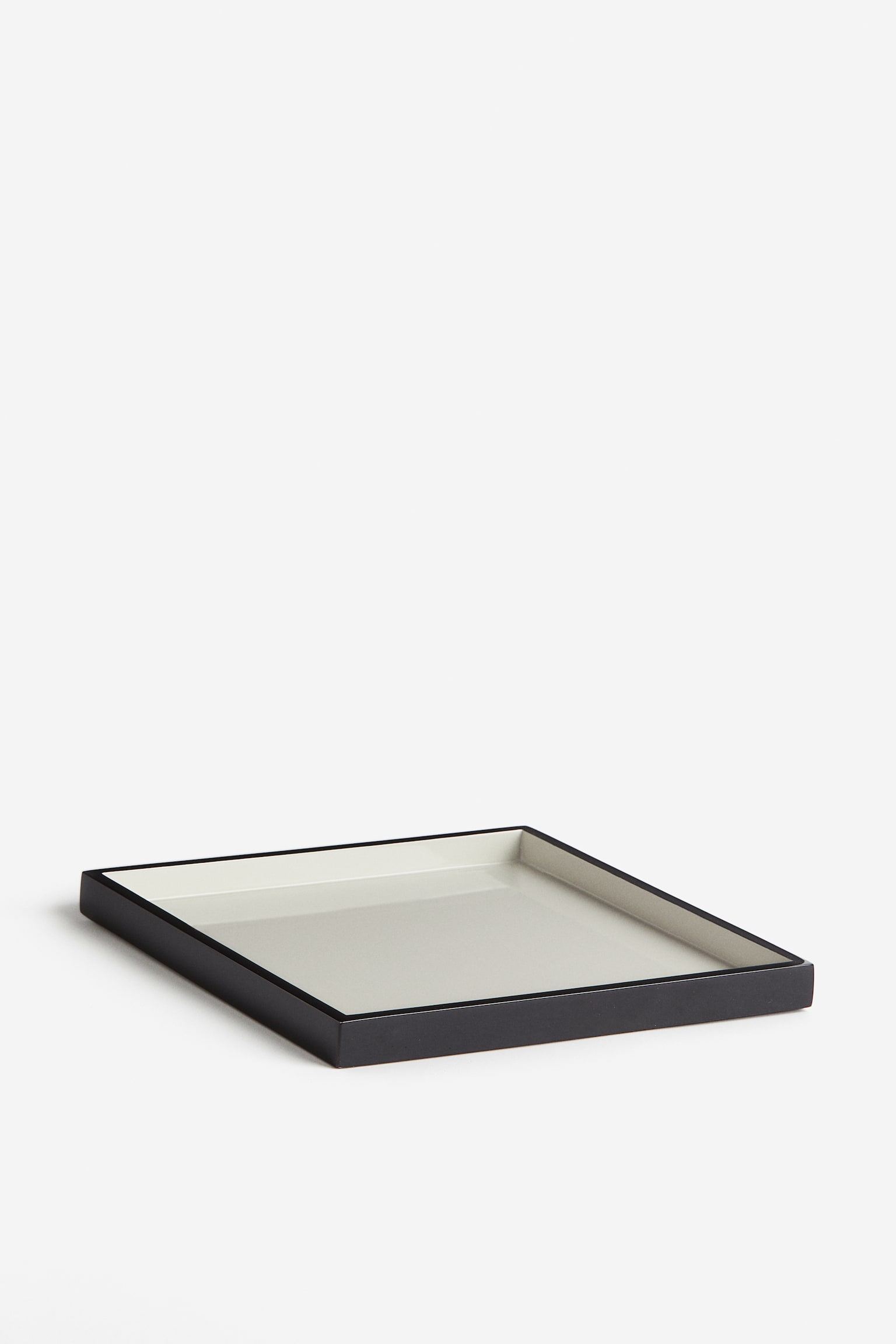 Lacquered tray - Black - 1