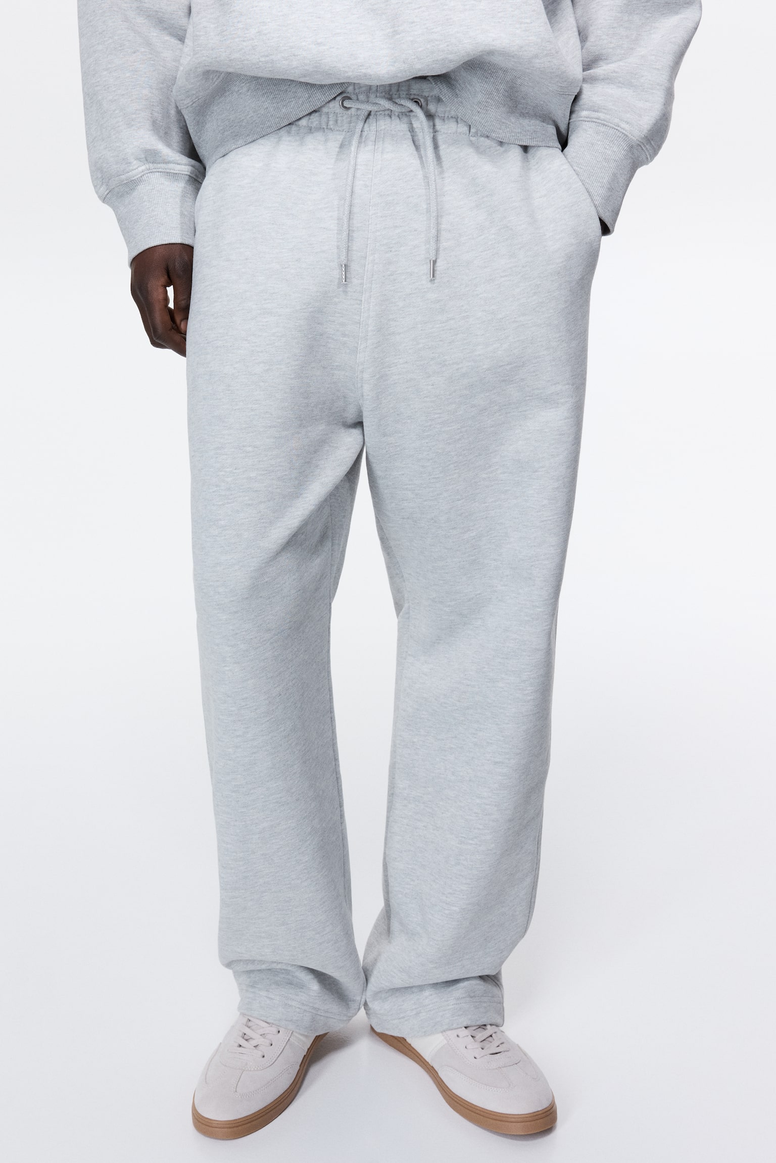 ルーズフィットパンツ - ライトグレーメランジ/ブラック/ダスティブルー/ライトブラウン - 4