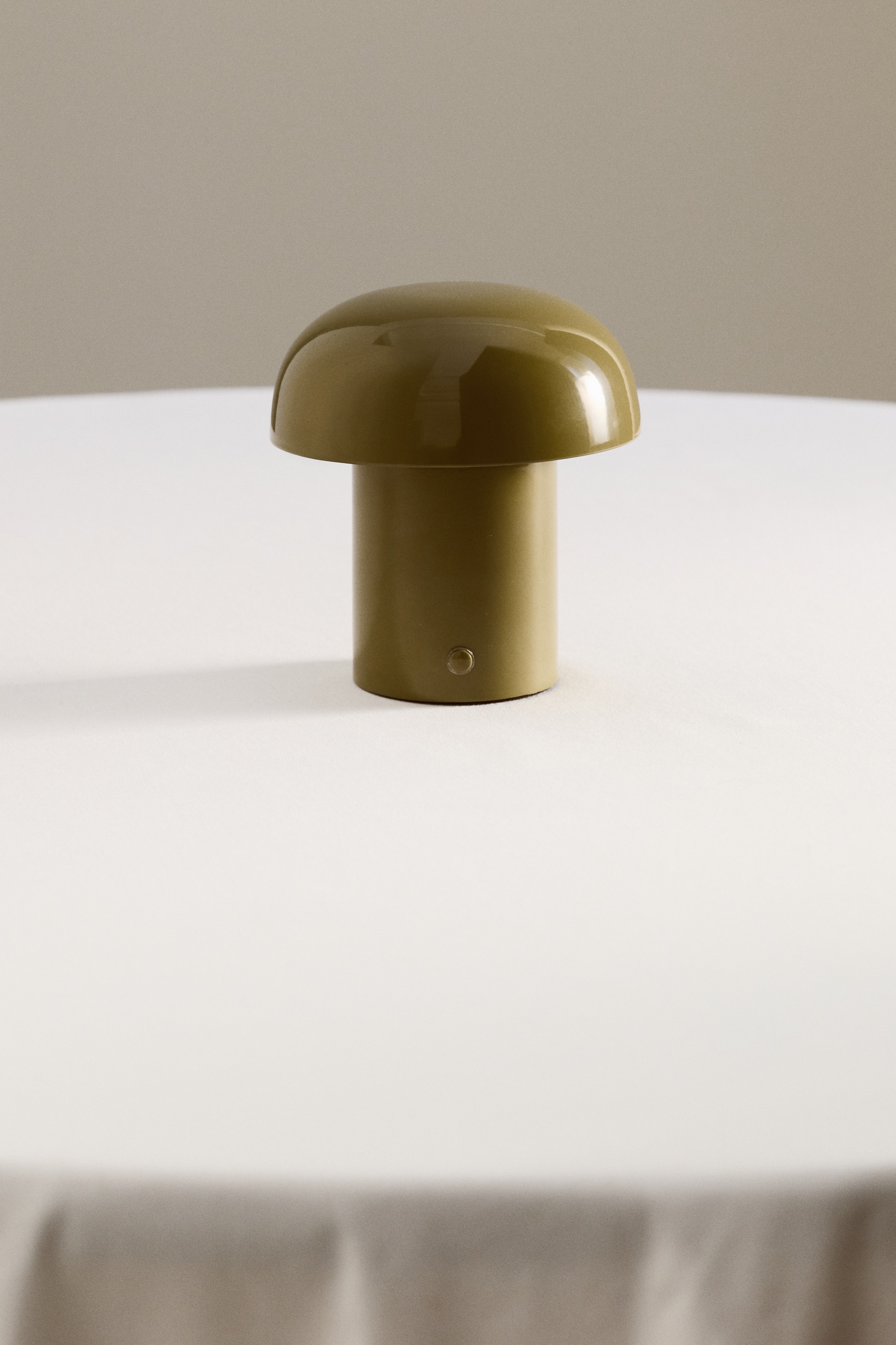 Lampe de table rechargeable - Vert olive/Argenté/Beige/Rose/Jaune clair