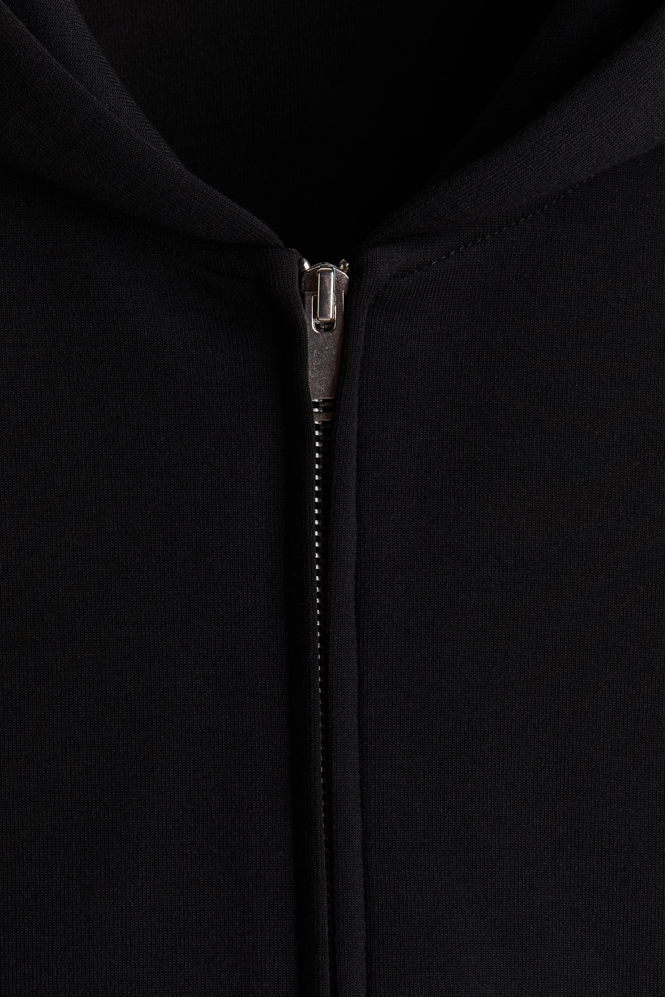 Oversized Interlock Hooded Jacket