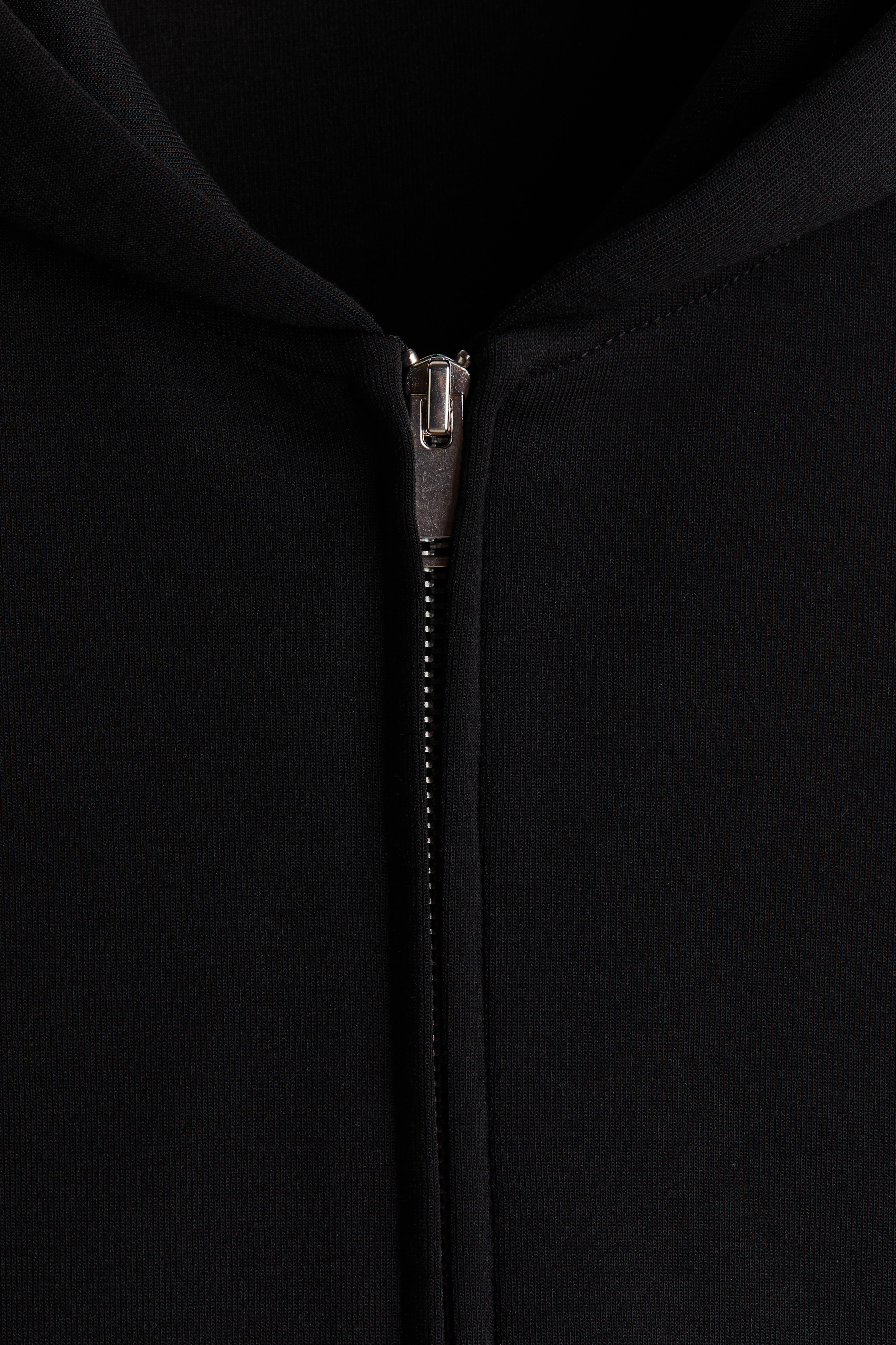 Oversized Interlock Hooded Jacket