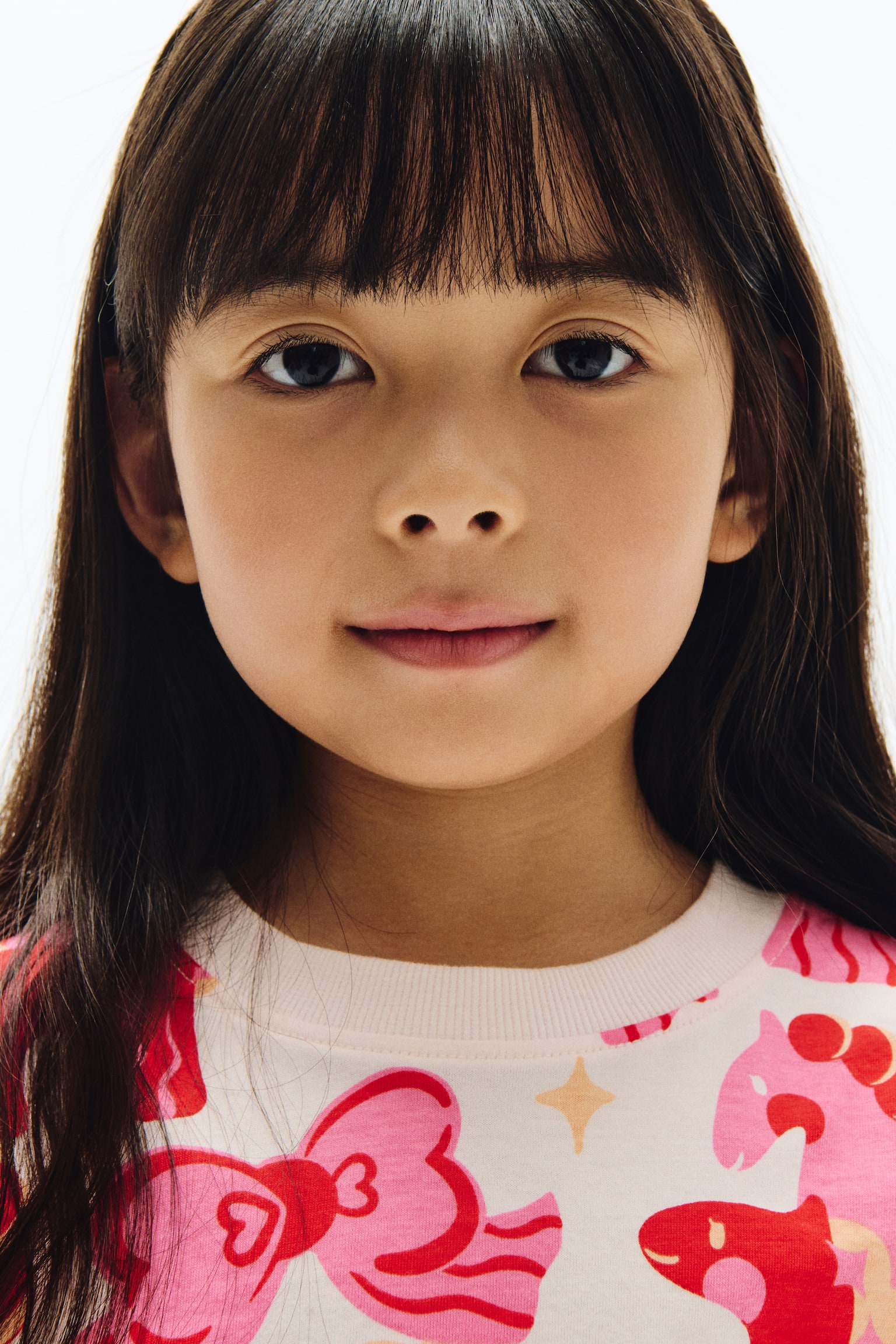 2-piece printed cotton set - White/Horses - 6