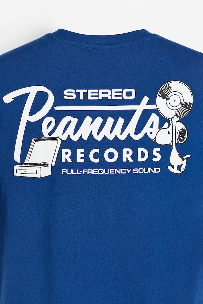 T-Shirt in Regular Fit - Dunkelblau/Snoopy/Weiß/Felix der Kater - 2