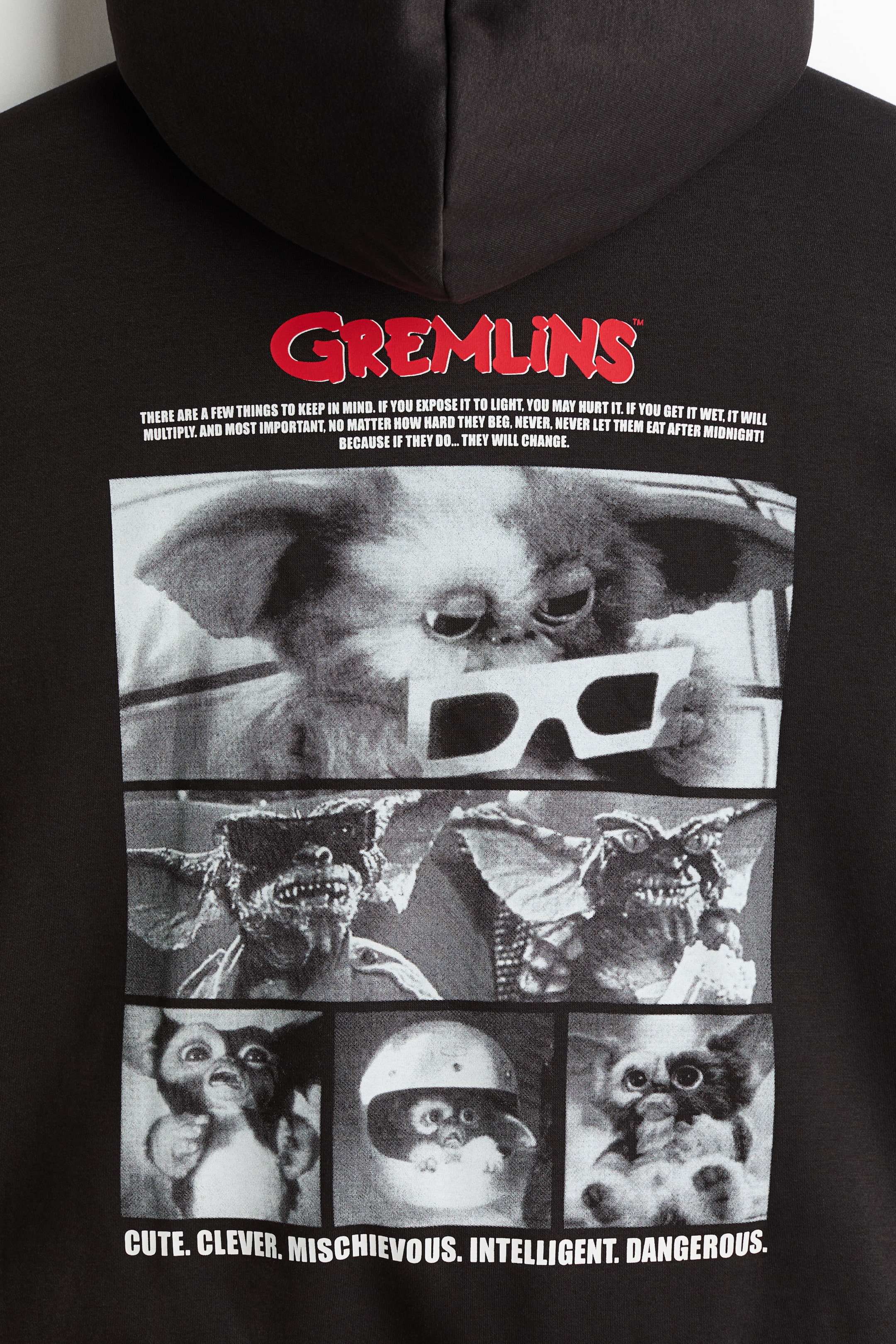 Ver imagen más grande: Sudadera con capucha Loose Fit - Negro/Gremlins - HOMBRE | H&M ES 7