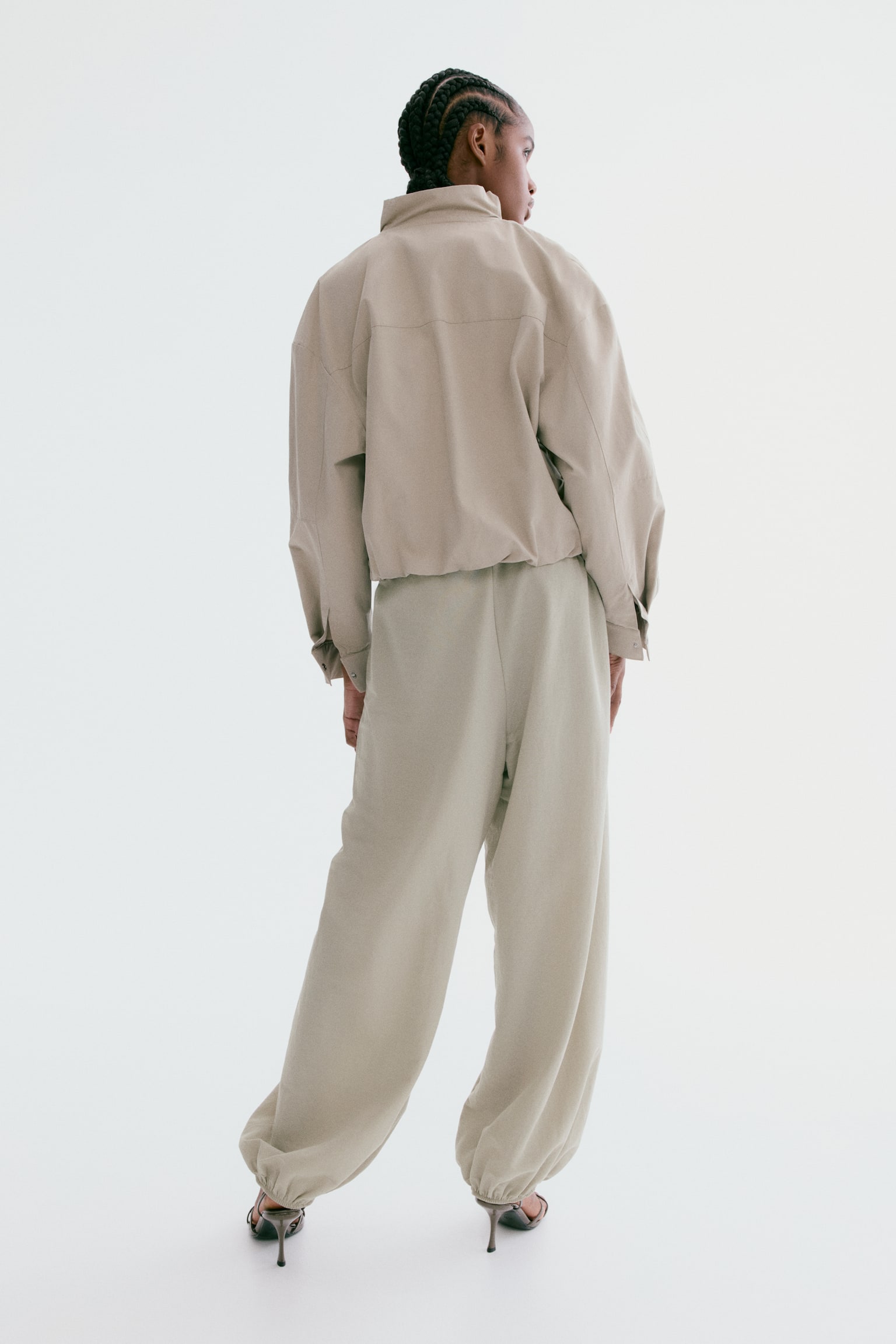 Balloon-leg joggers - 4