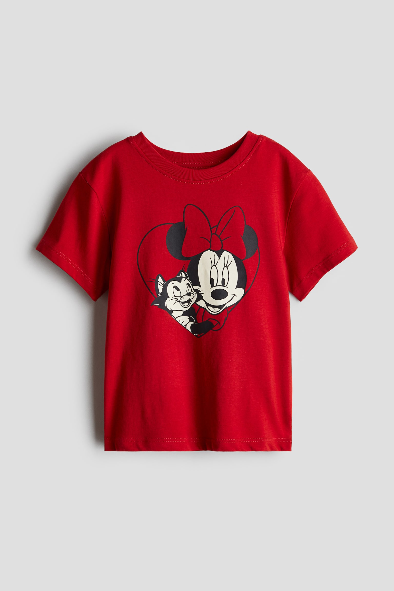 Printed T-shirt - Red/Minnie Mouse/Green/Minnie Mouse/White/Frozen/White/Lilo & Stitch/Pink/SmileyWorld®/White/Hello Kitty/Light pink/Bluey/Red/Peanuts - 1