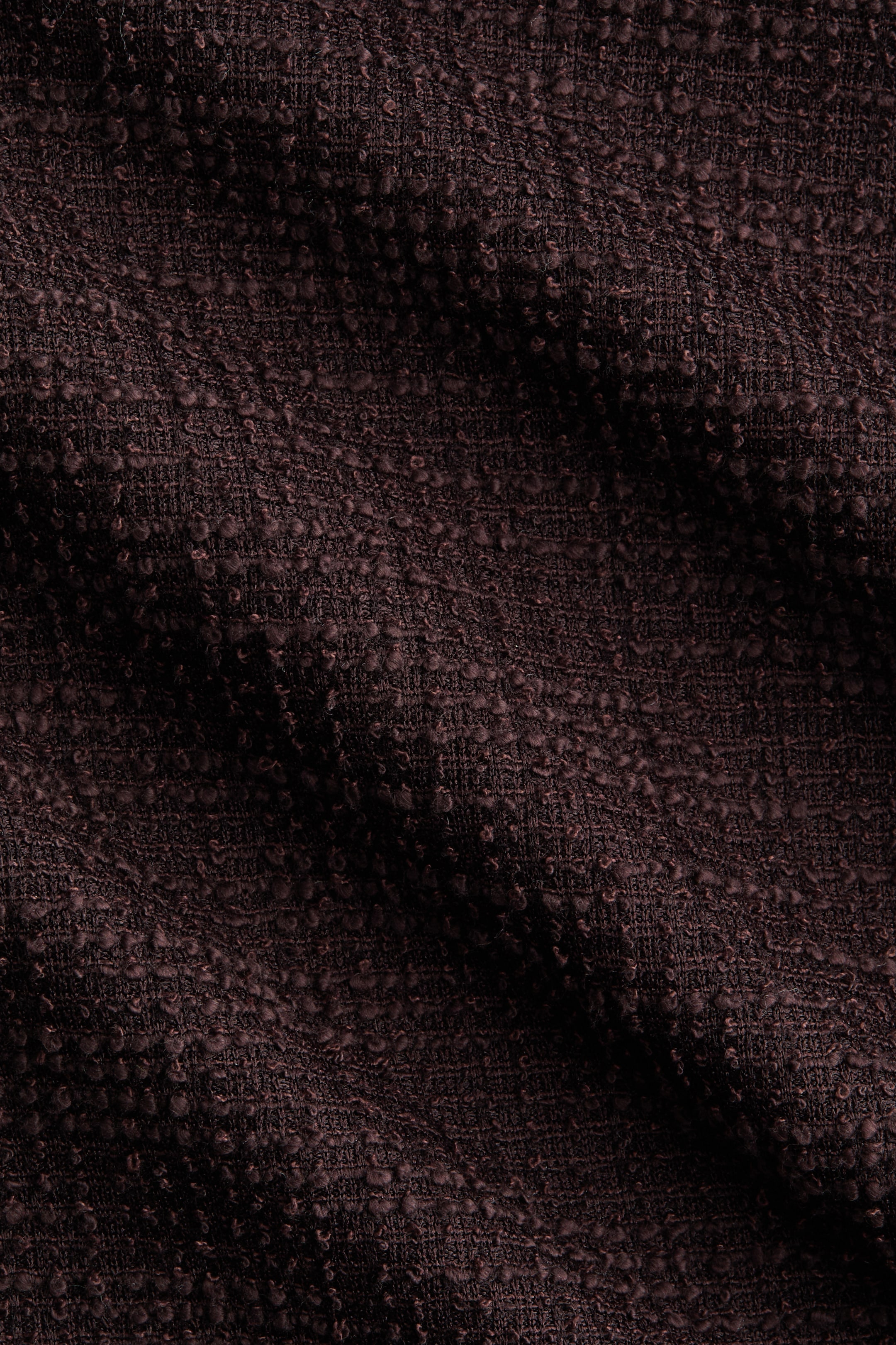 Pantalon large en bouclette