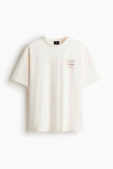 ルーズフィット プリントTシャツ