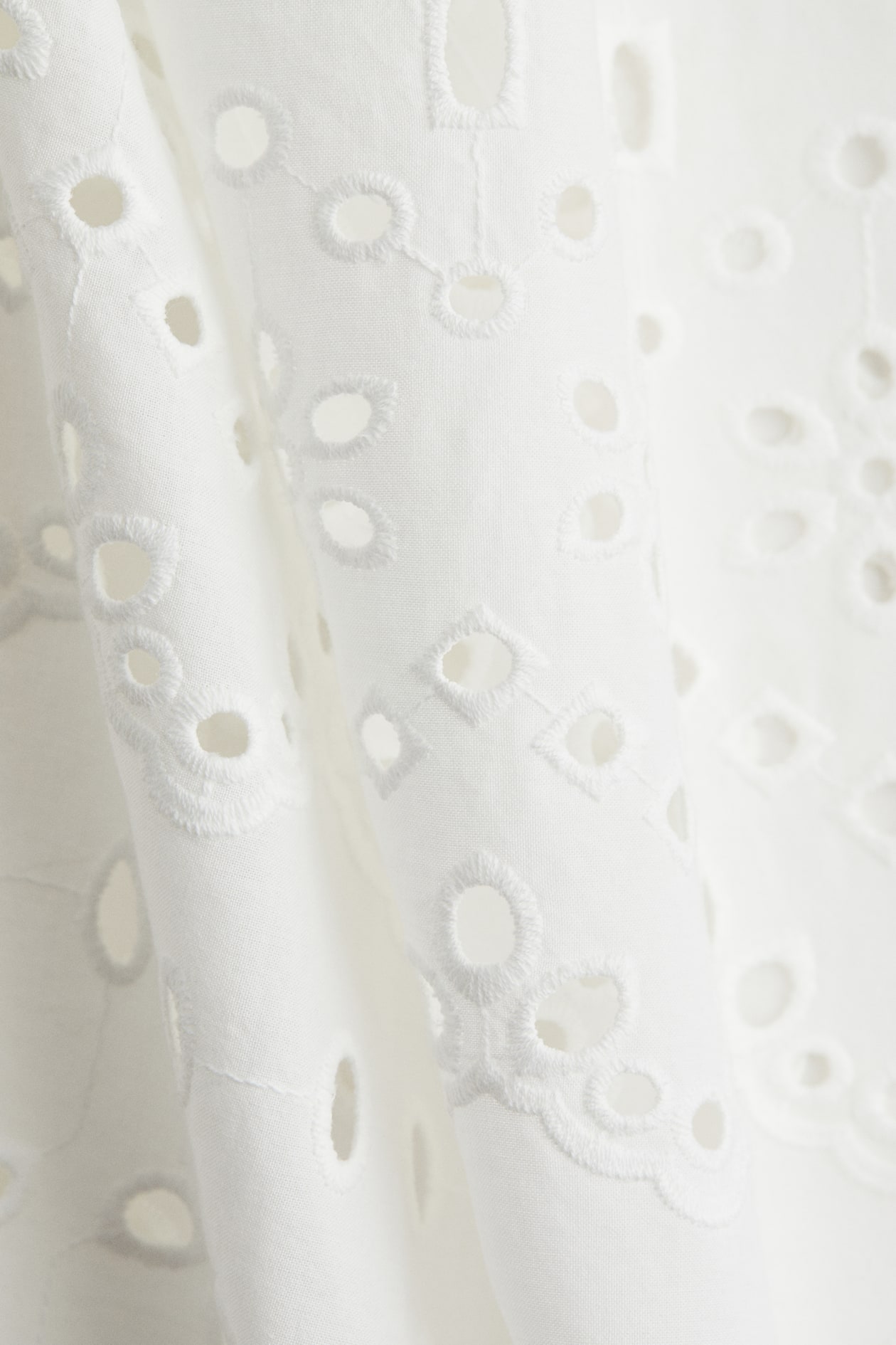 Skirt with Eyelet Embroidery - image 5