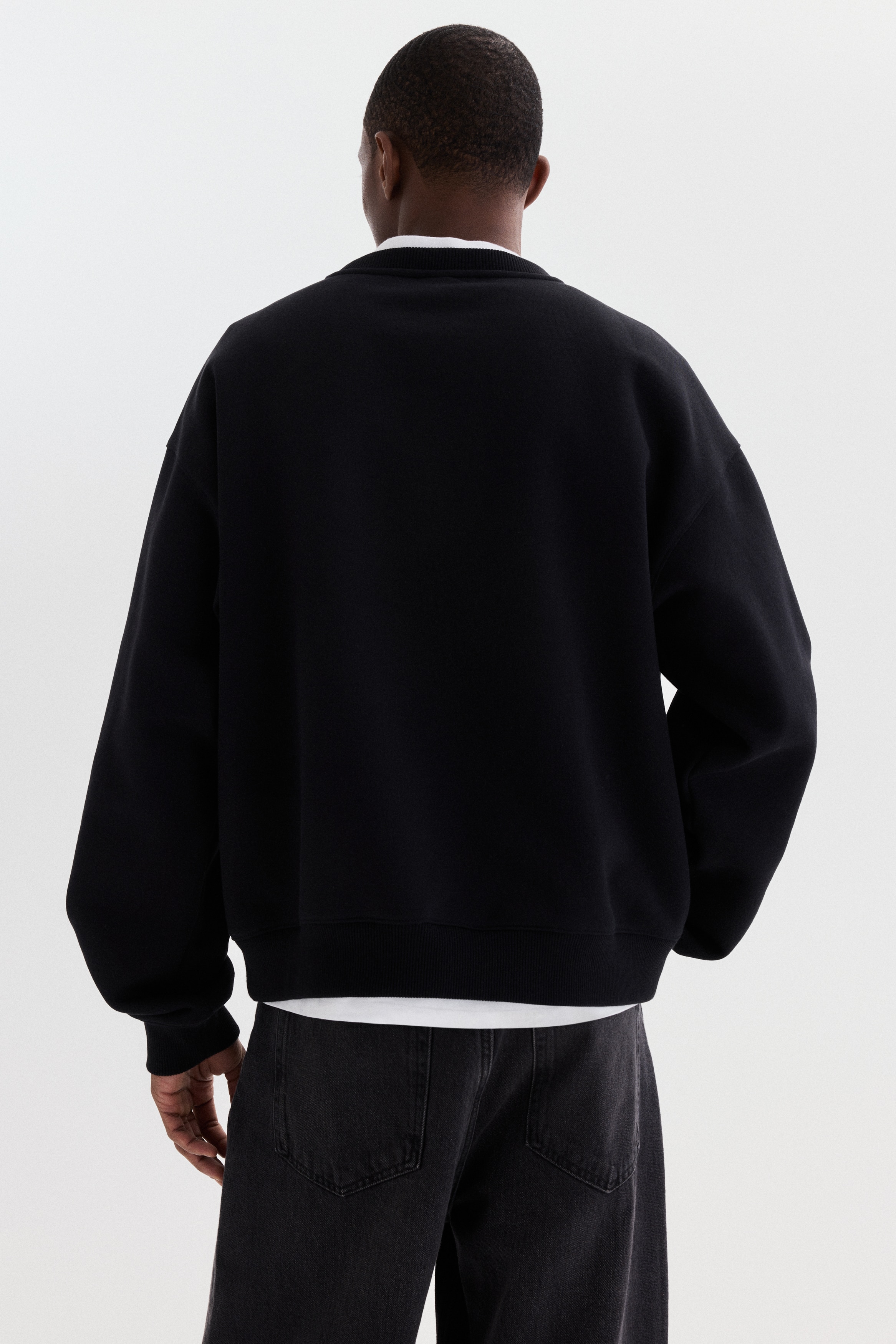 HYSFORM ブラック スウェット　 M H&M Loose-Fit Sweatshirt | Liberty Center