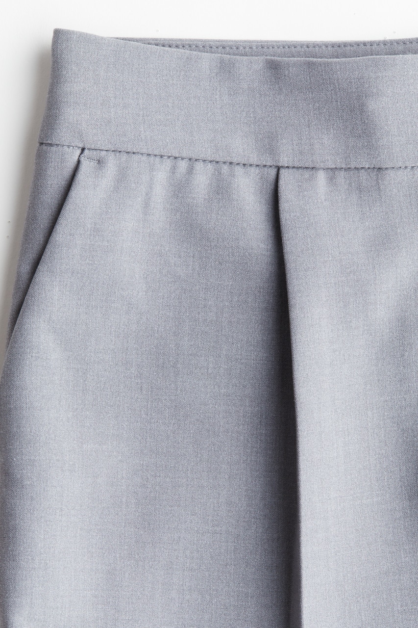S v-cut mini shorts gray Mサイズ Micro Short Shorts