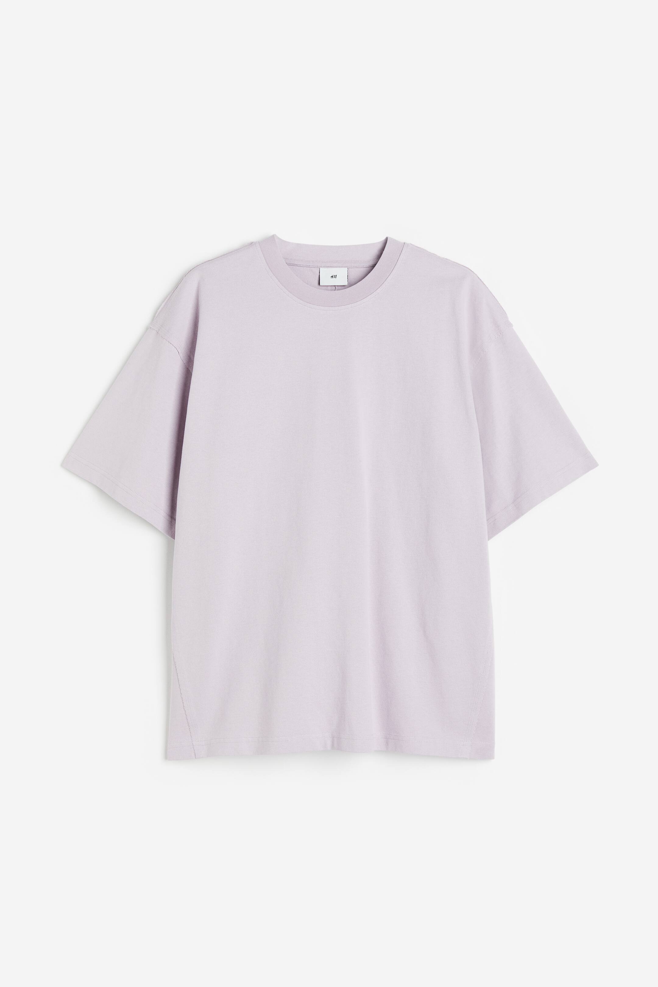 View larger image: Oversized Fit T-shirt - Pale purple - Men | H&M PH 1