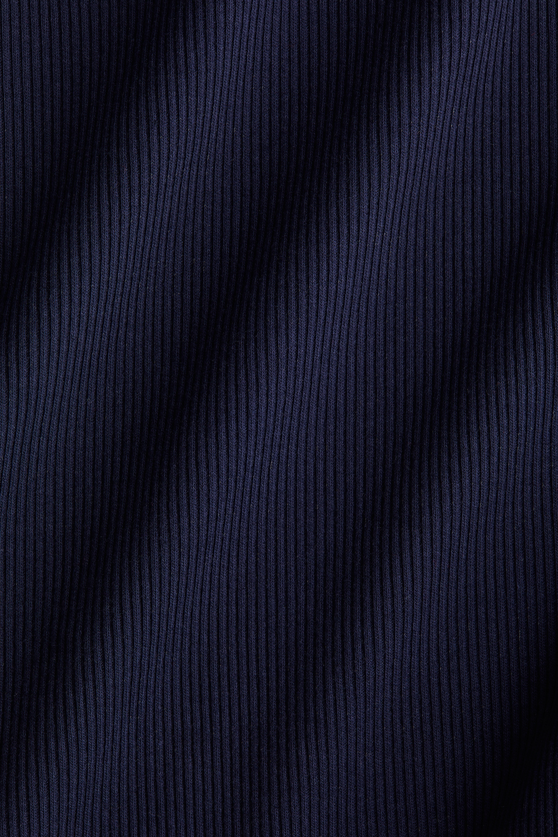 Flared-skirt polo dress