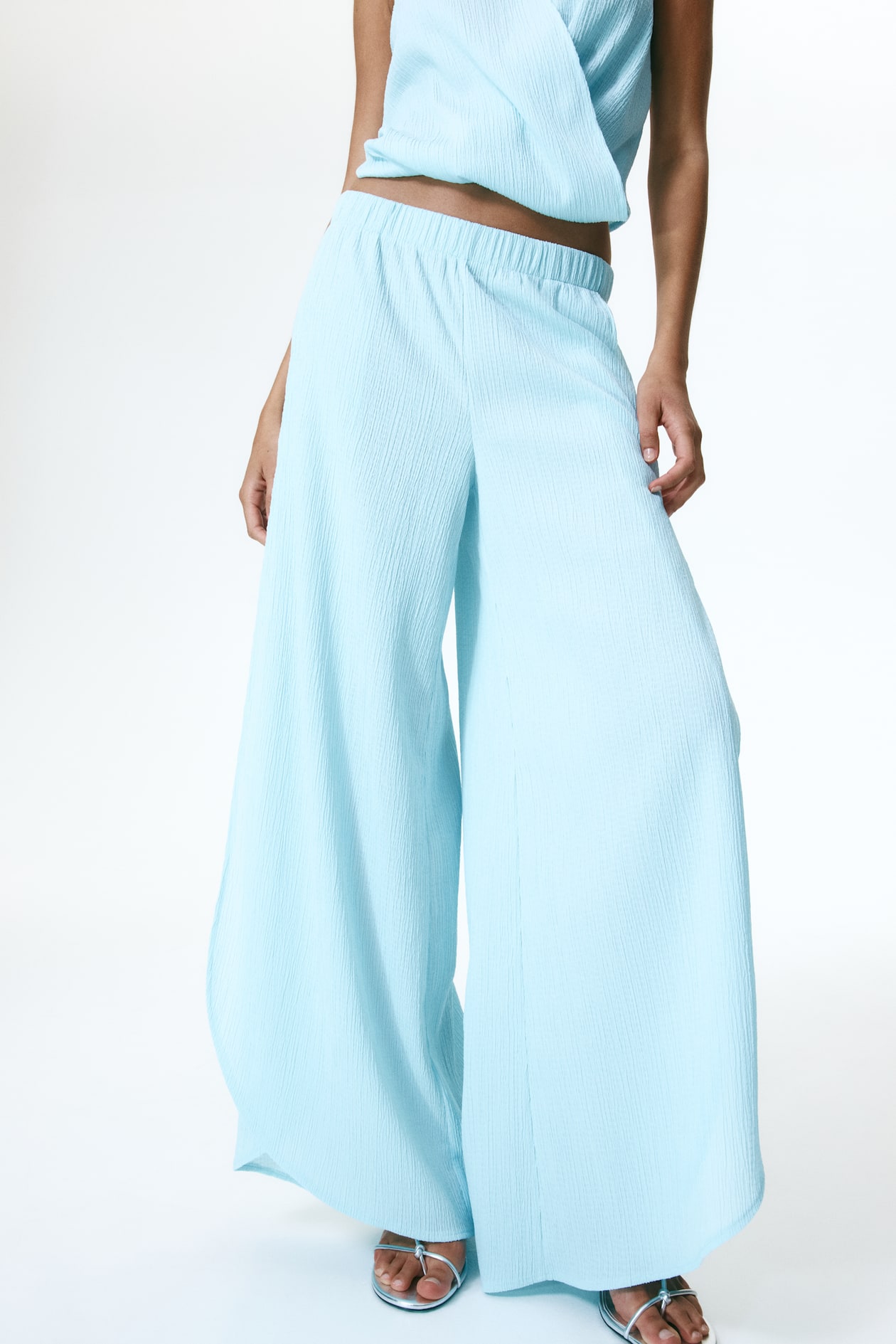 Wide Wrap-Detail Pants - image 4