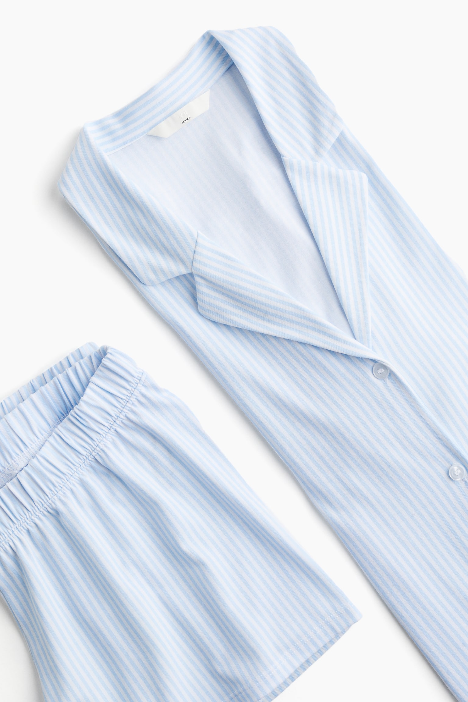 MAMA Before & After Pyjama Set - Light blue/Stripe/Light pink/Stripe - 5