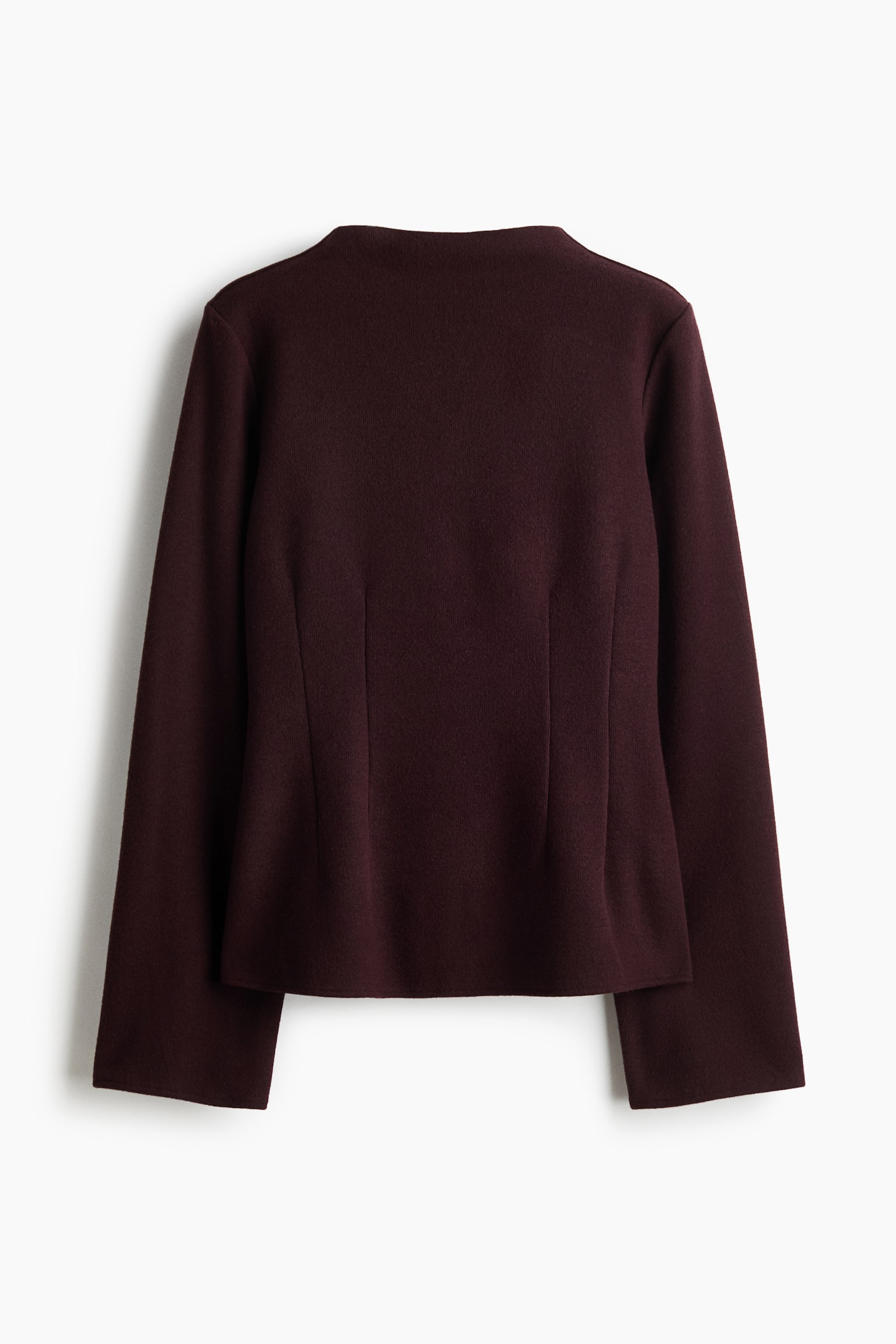 Szűkített derekú felső - Szilvapiros/Sötétszürke - 1