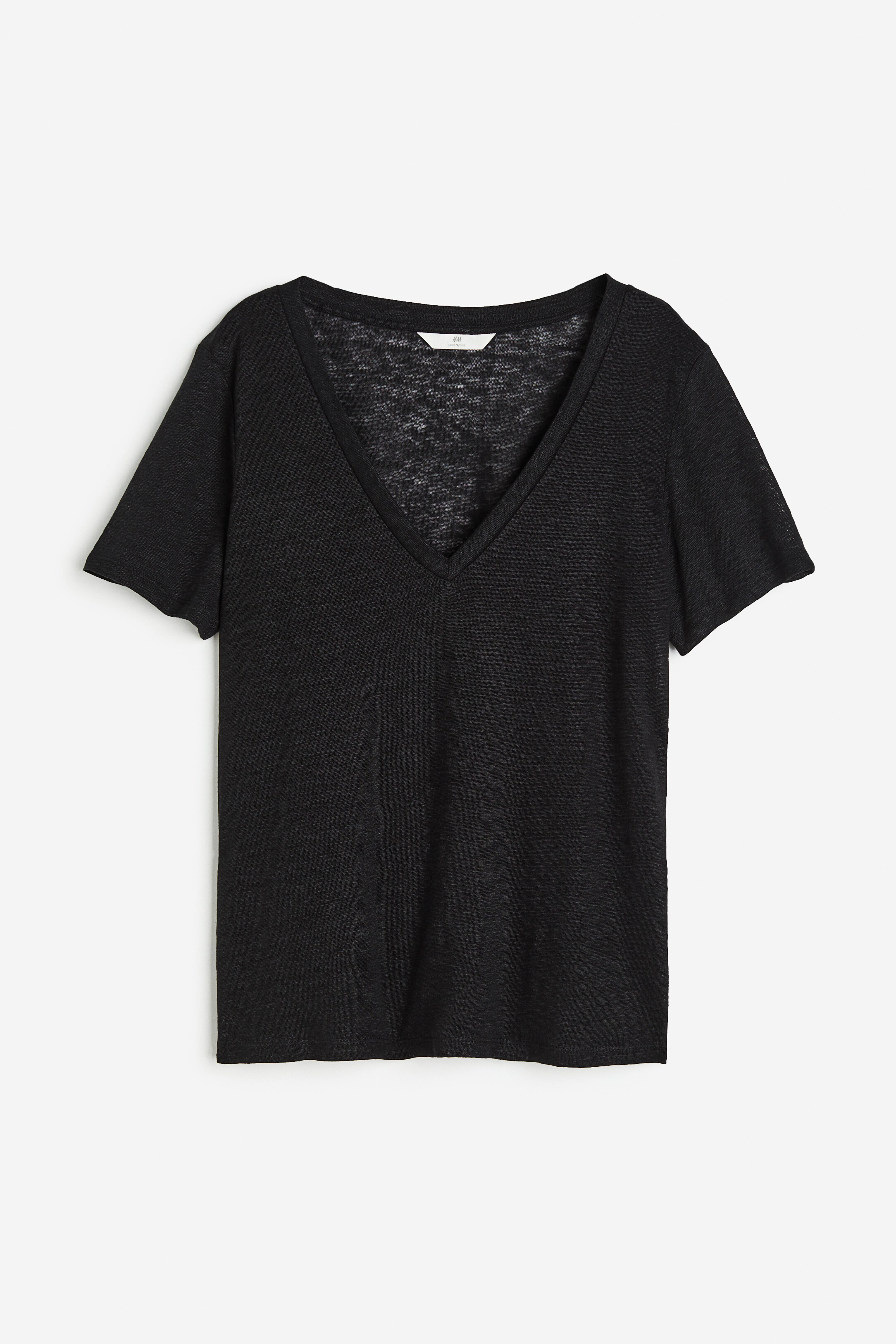 Camiseta negra mujer fashion h&m