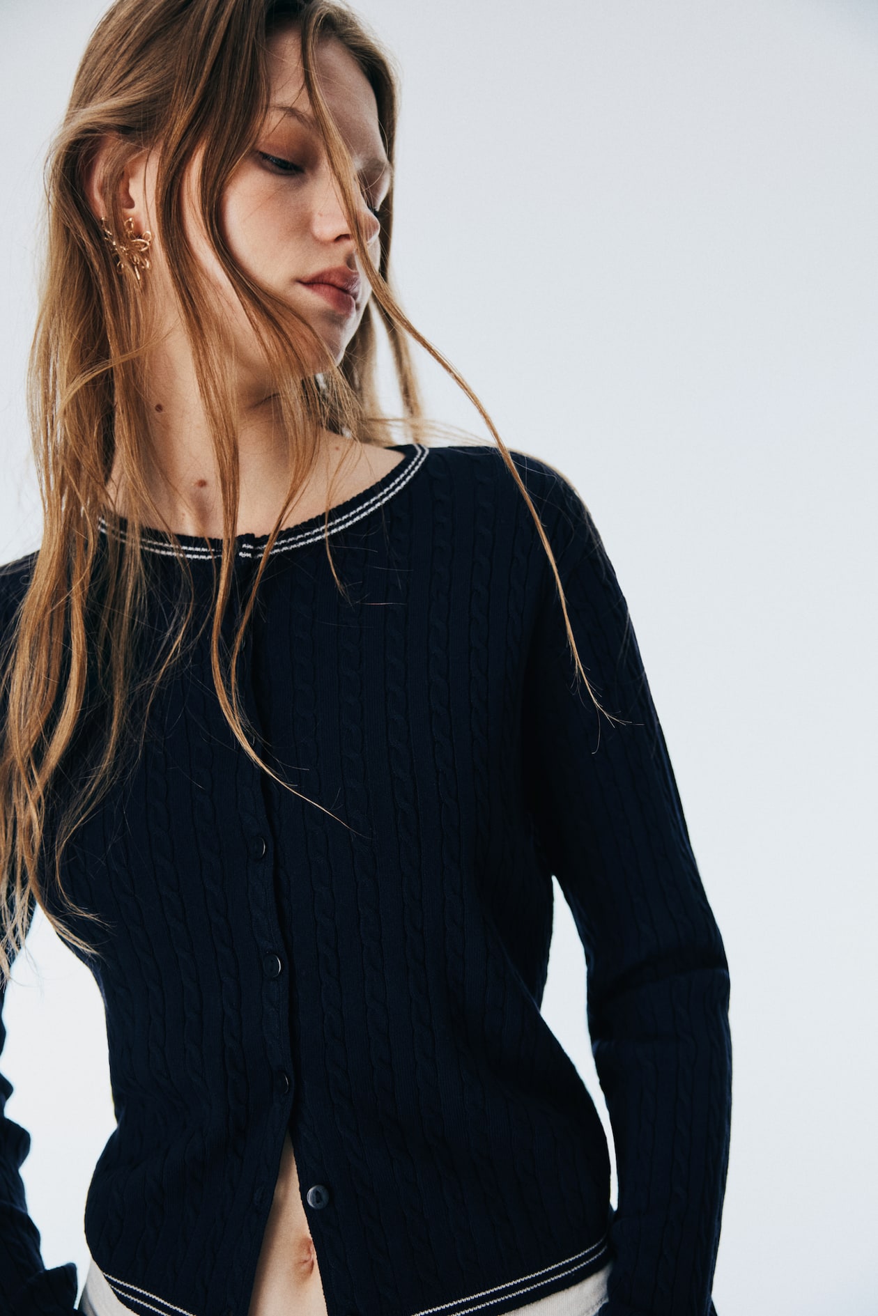 Cable-Knit Cardigan - image 2