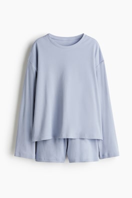 Pyjamas i våfflad bomull
