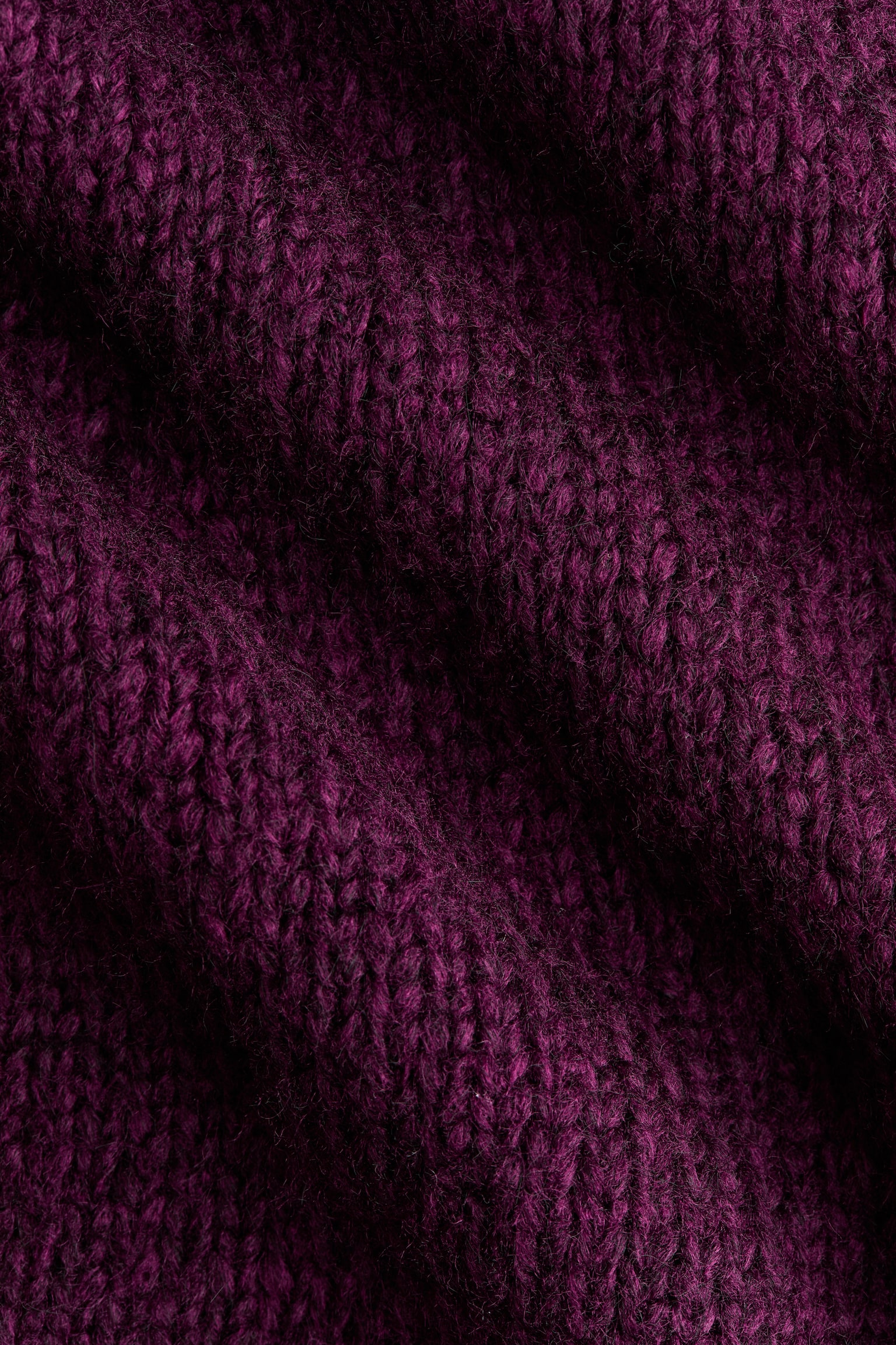 Женская юбка H&M Knit, цвет: Тёмный фиолетовый — фото 6