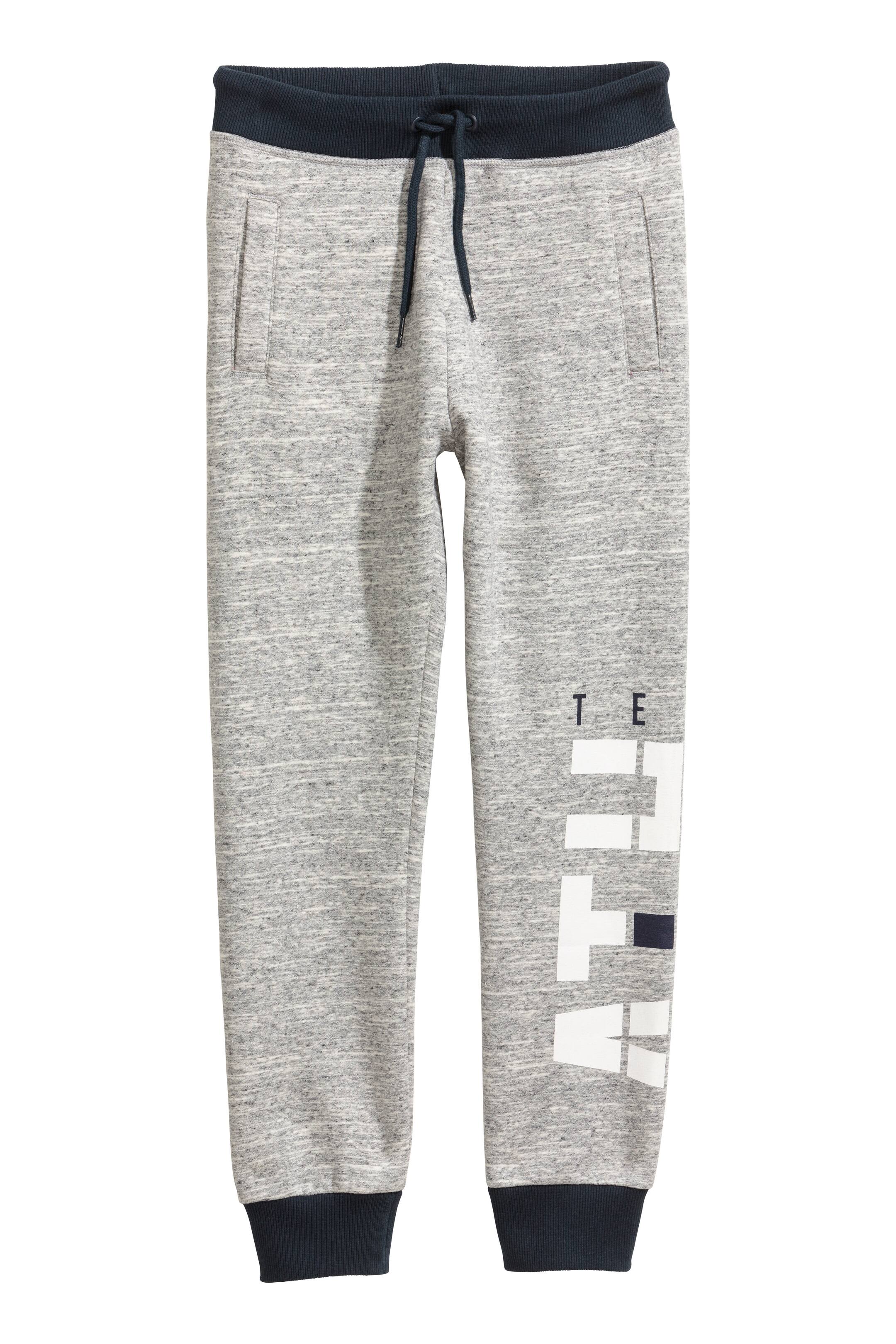 View larger image: Joggers - Grey marl - Kids | H&M GB 1