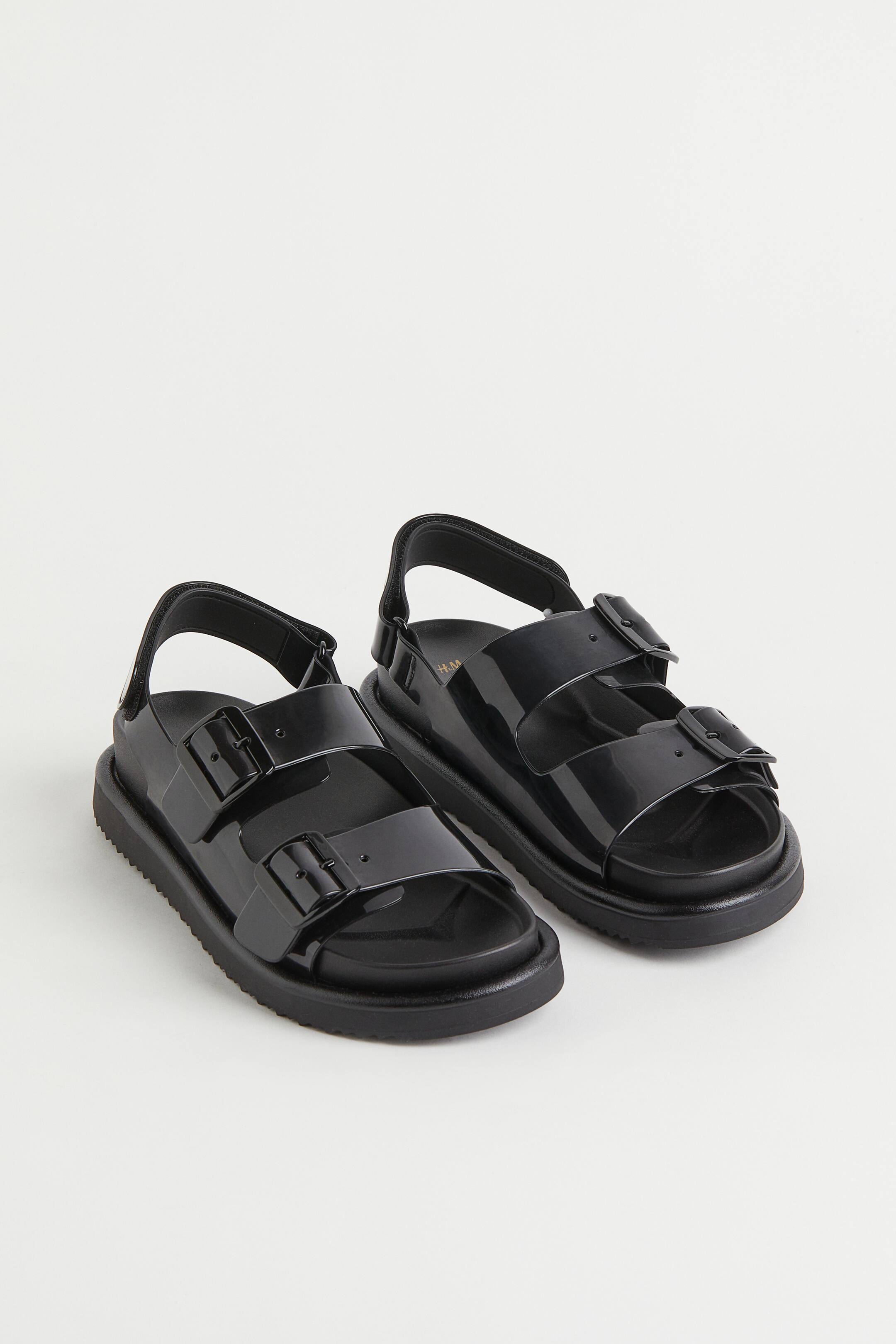 Sandals - No heel - Black - Ladies | H&M US