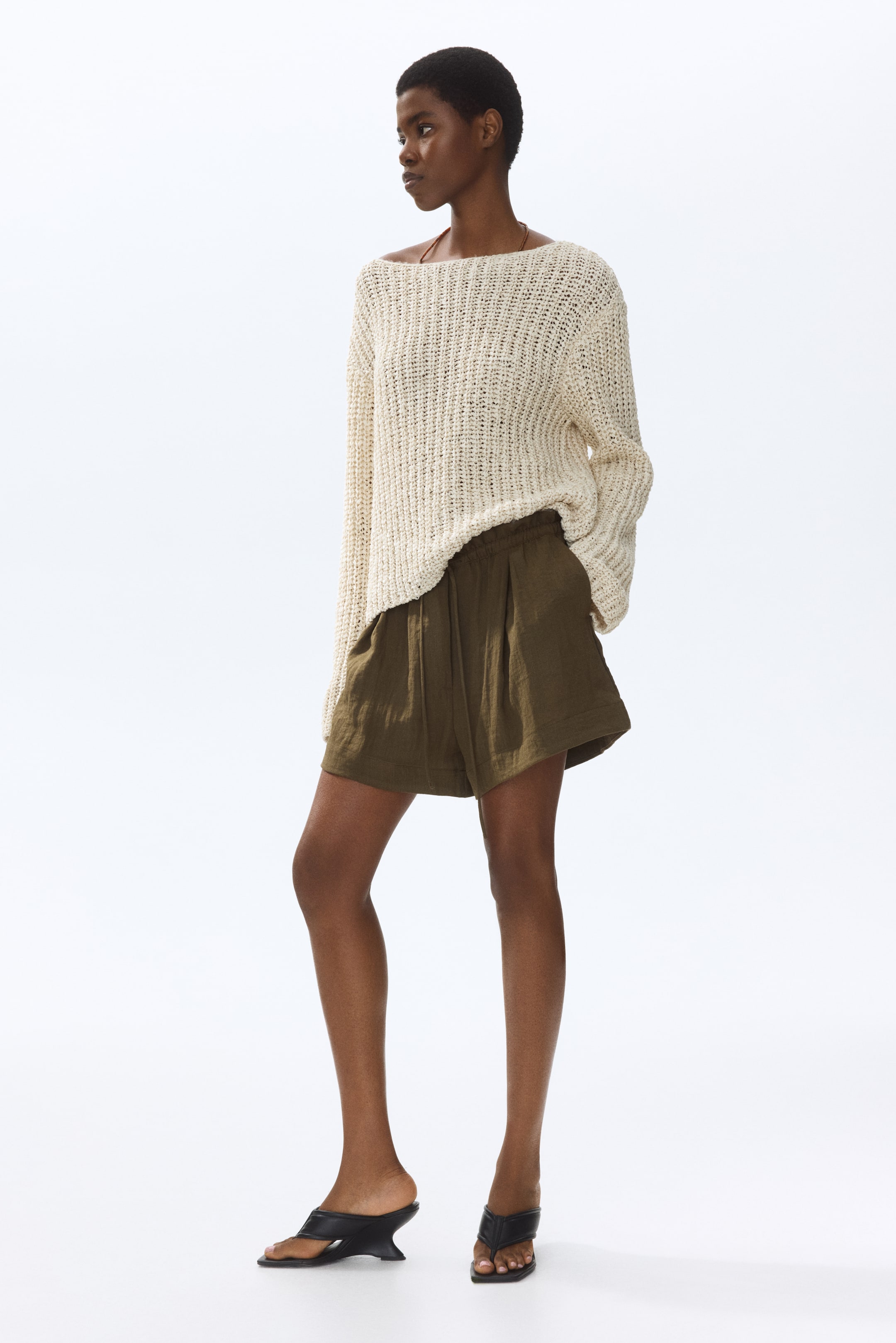 Short avec cordon de serrage