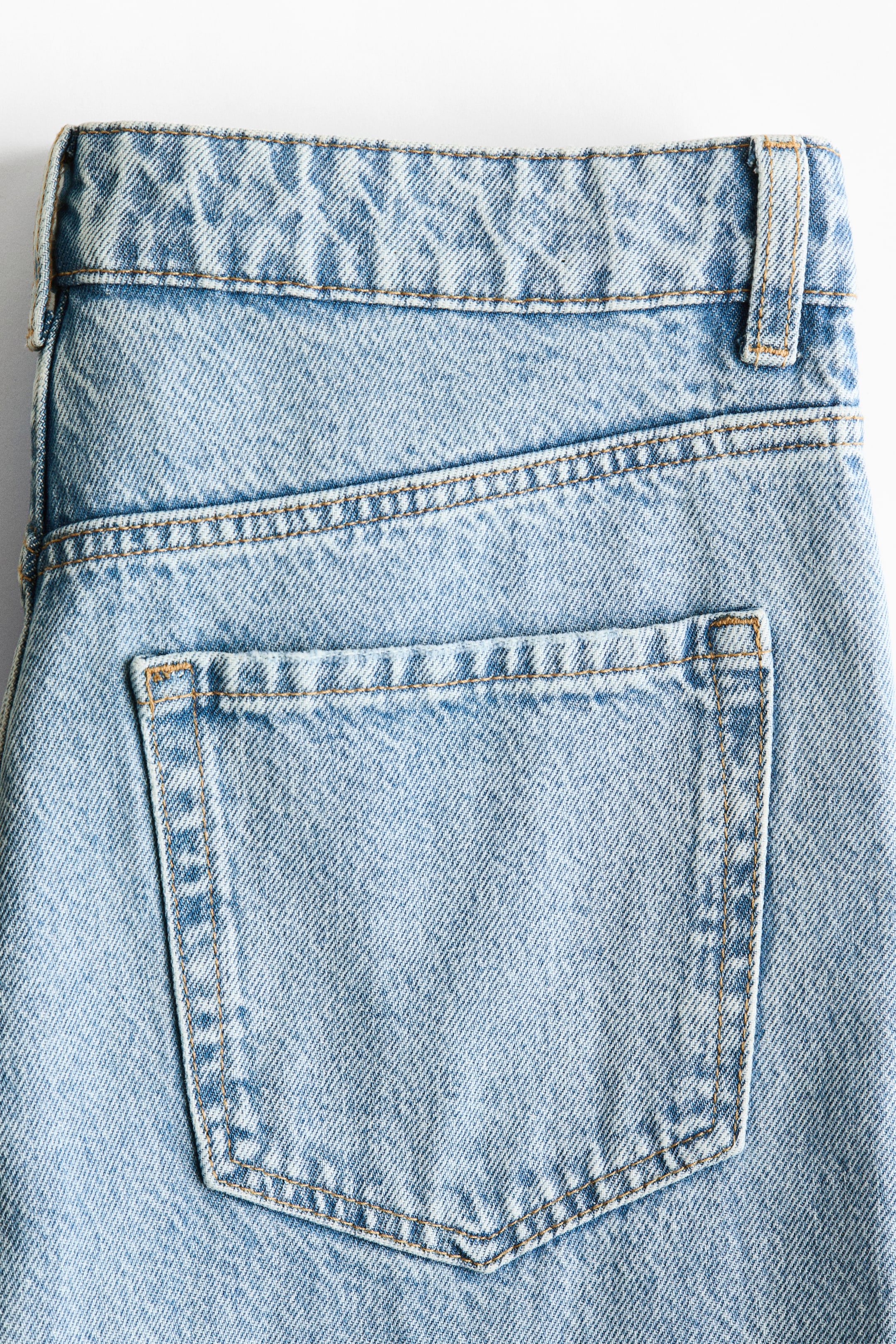 Wide-Leg Regular-Waist Jeans