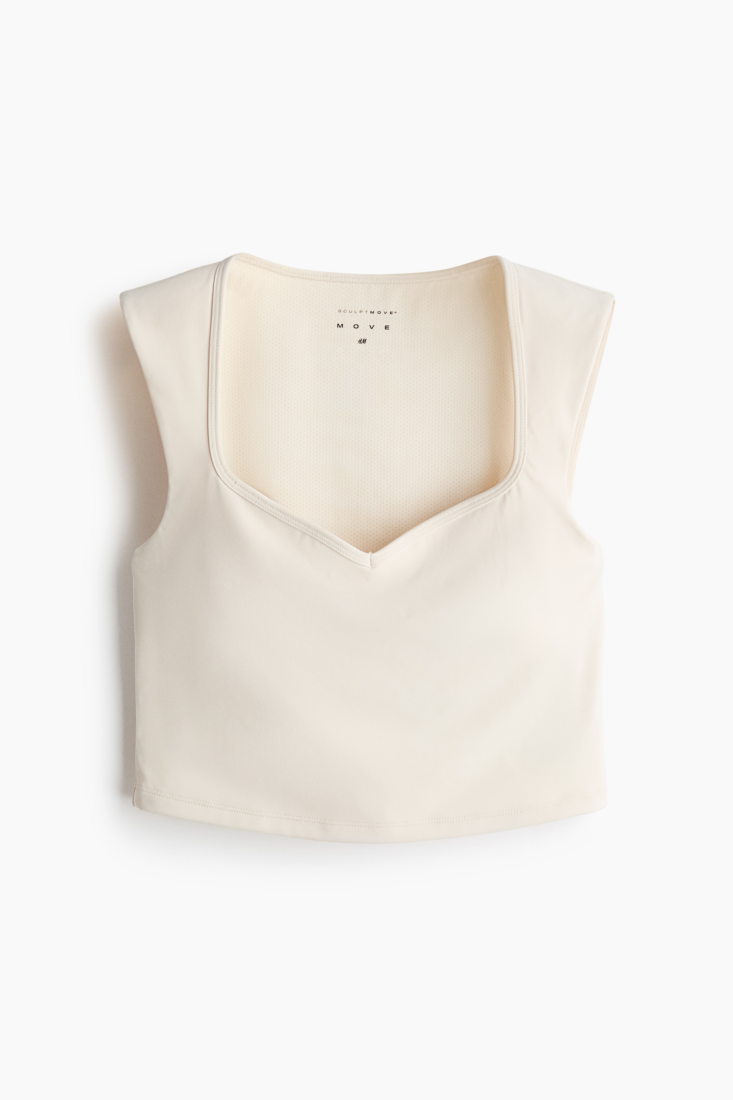 Sportsinglet met SculptMove™ - Ivoorwit/Zwart/Snoeproze