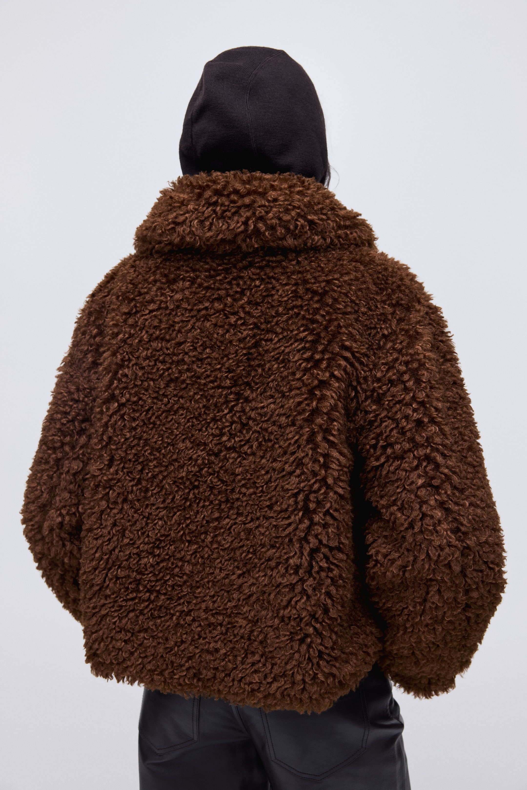 Ver imagen más grande: Chaqueta de borreguito - Marrón oscuro | H&M ES 5