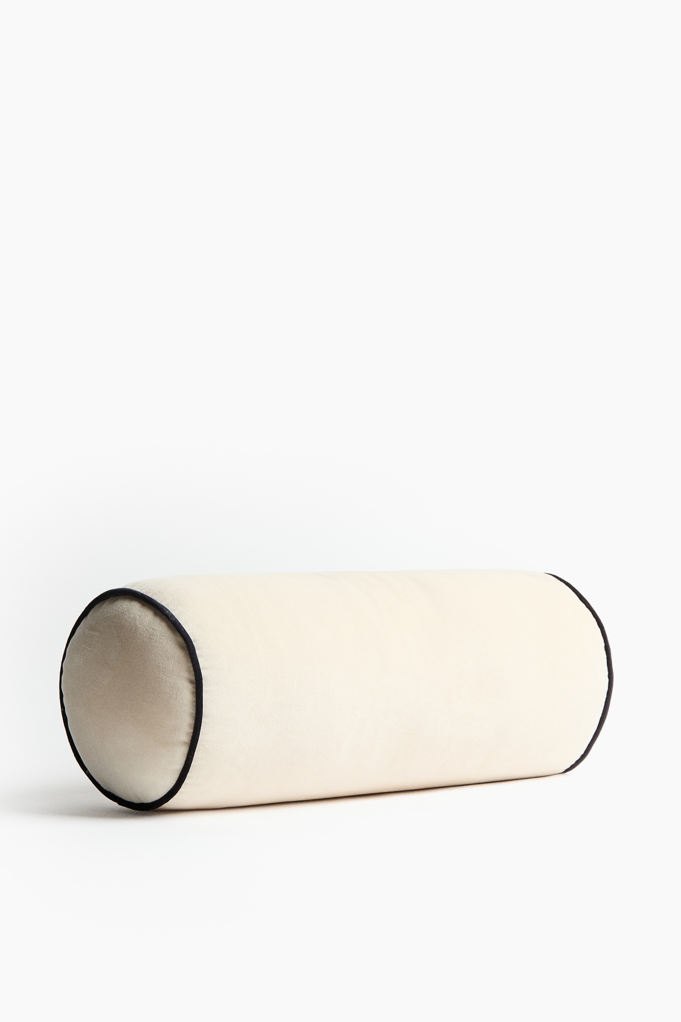 Velvet bolster - Light beige/Black/Light green/Light dusty pink