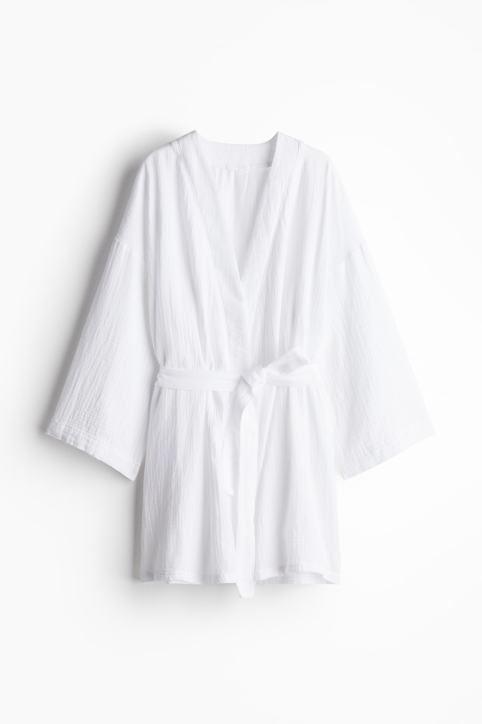 Muslin Bathrobe - White - 2