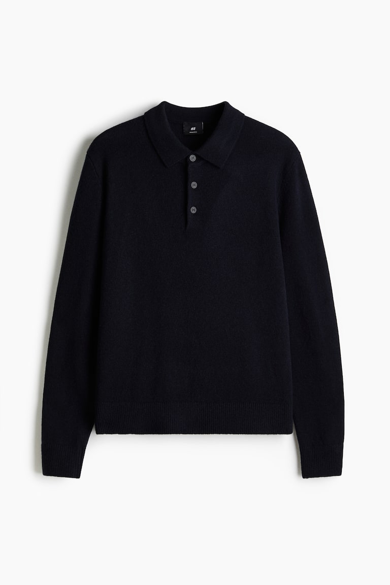 Vuneni polo džemper Regular Fit