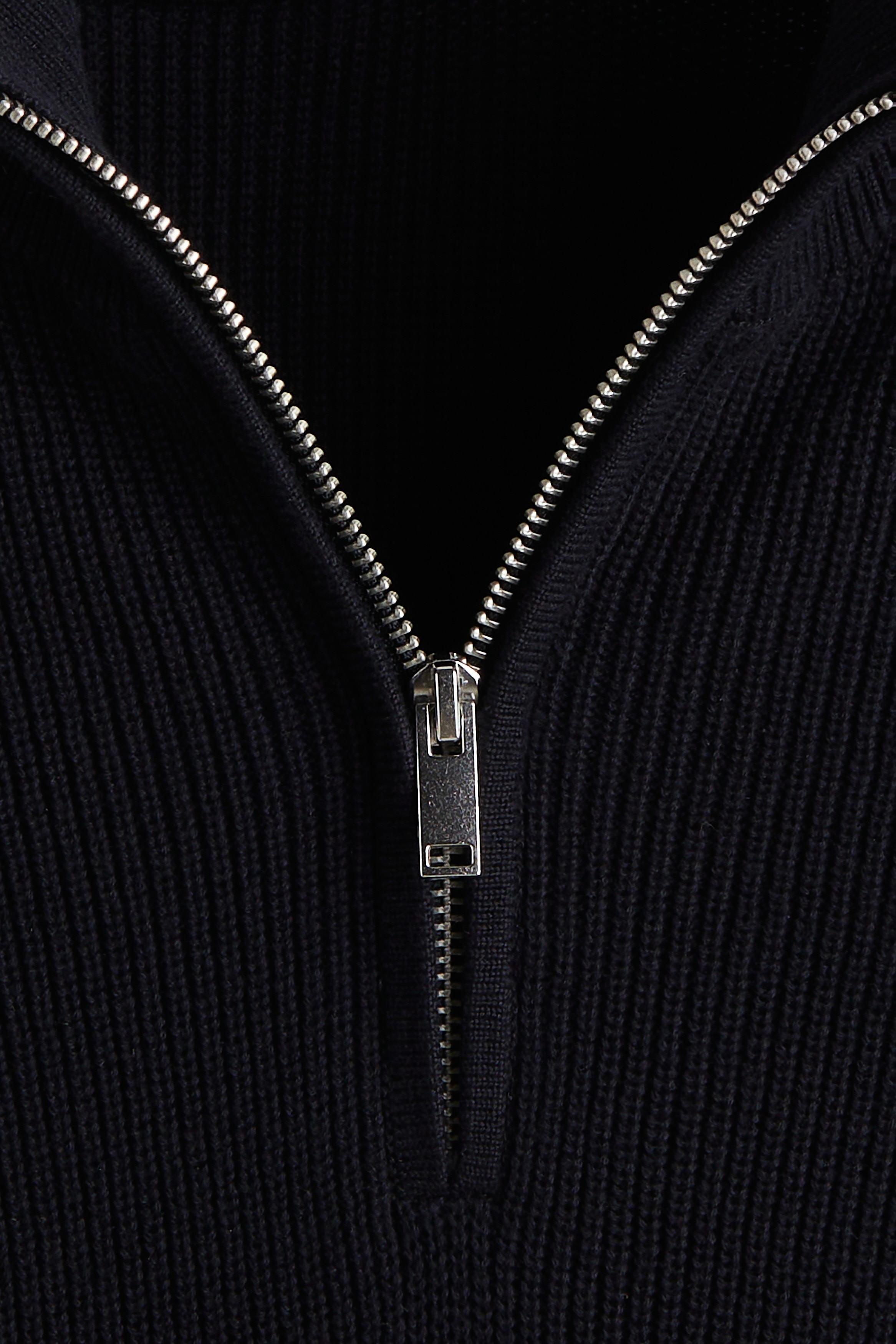 Regular Fit Zip-top jumper